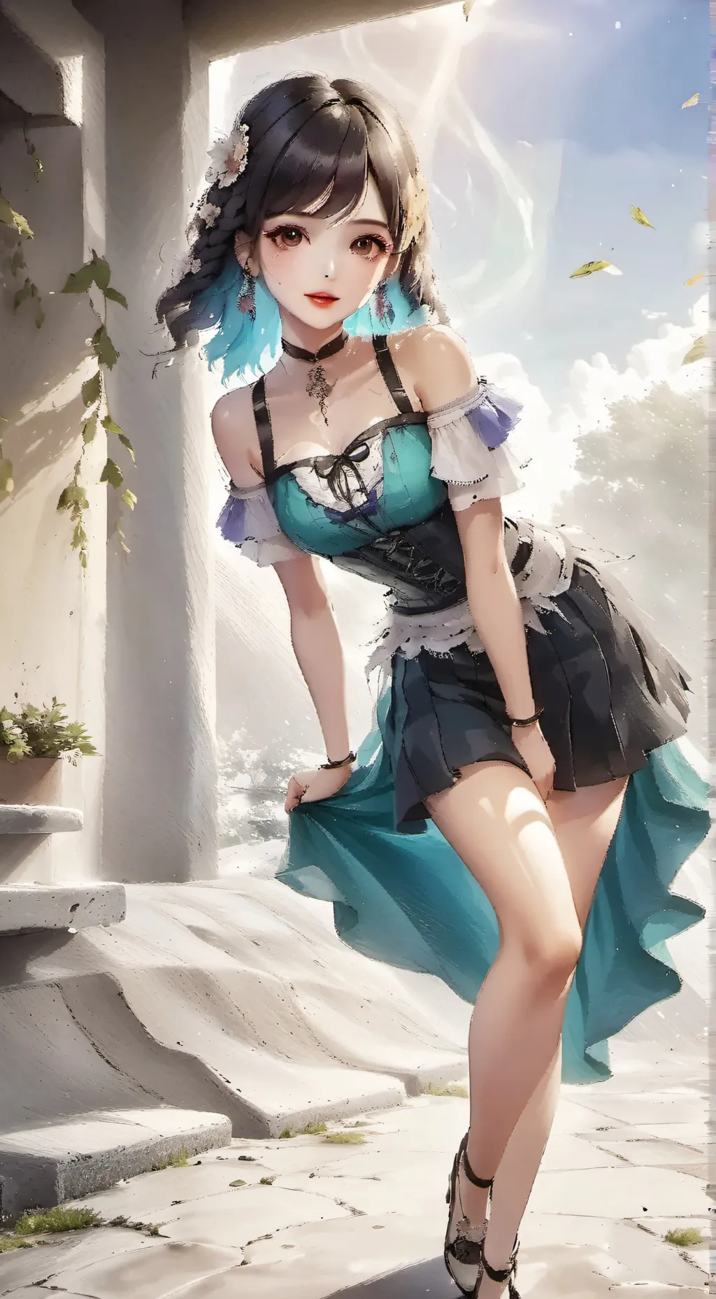 ai character: susana  background