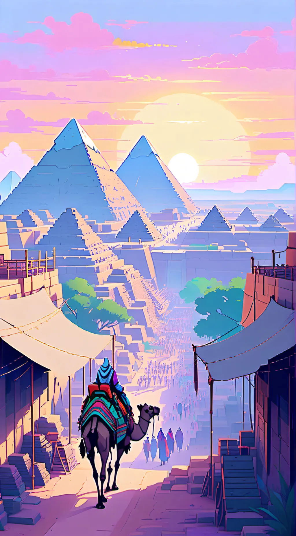 ai character: mha Egipto  background