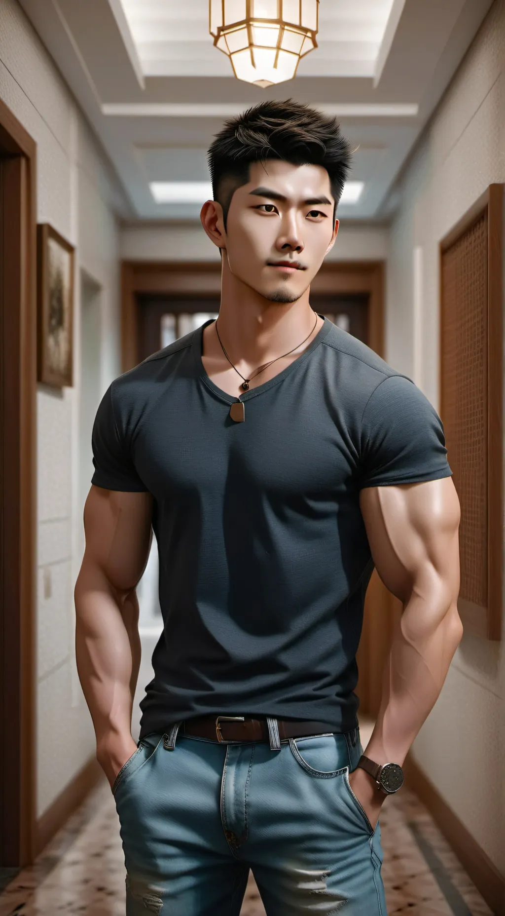 ai character: Jamie  background