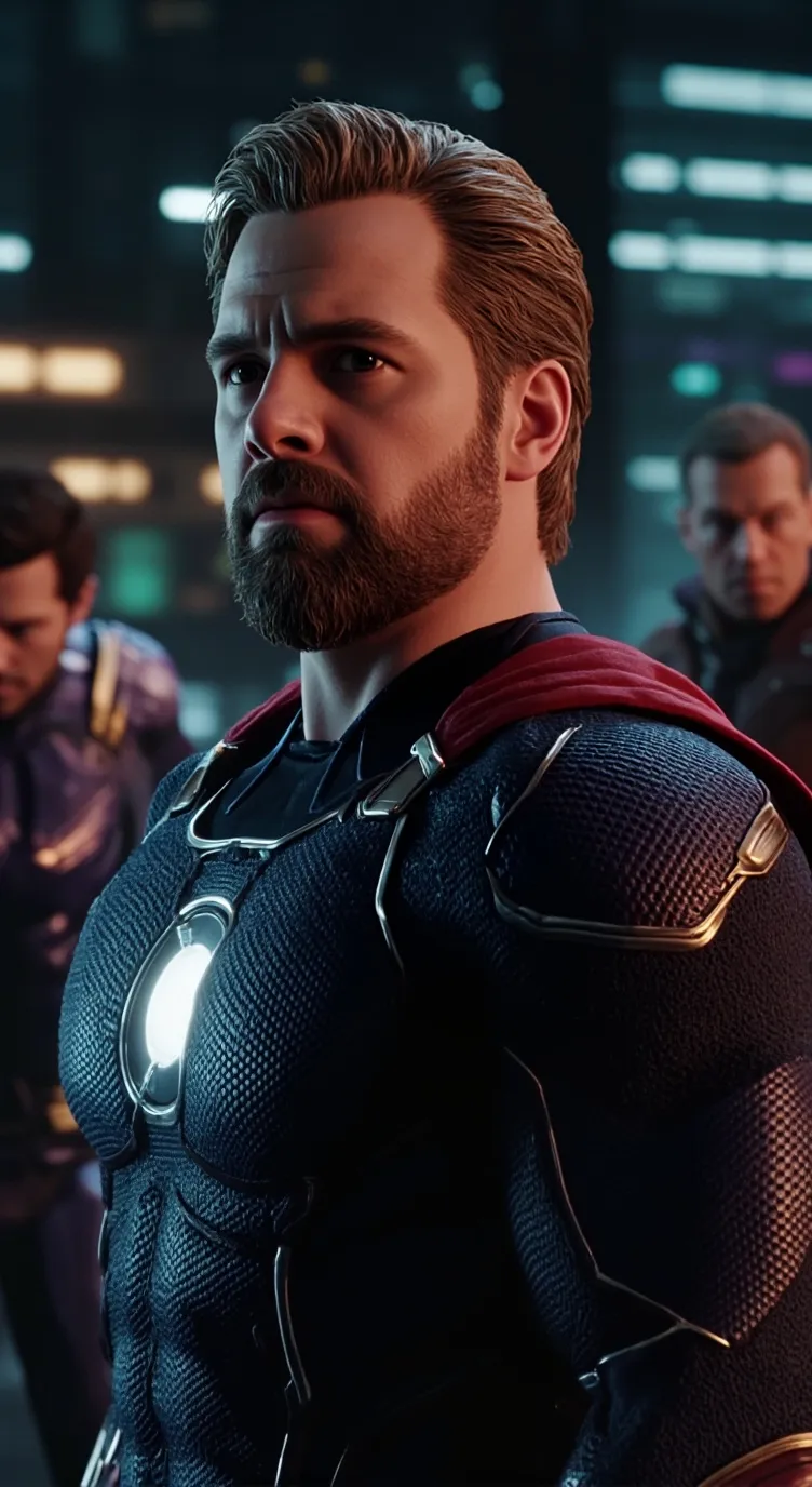 ai character: All heros meeting  background