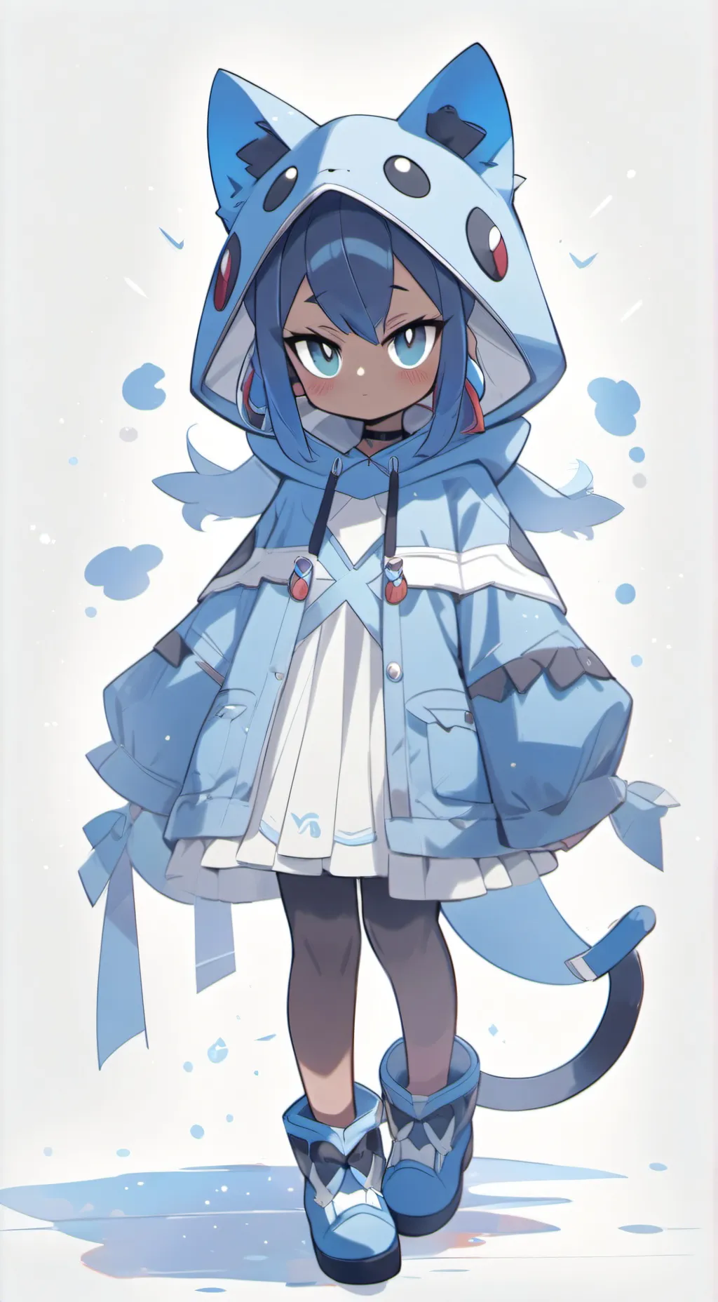 ai character: Heavan background