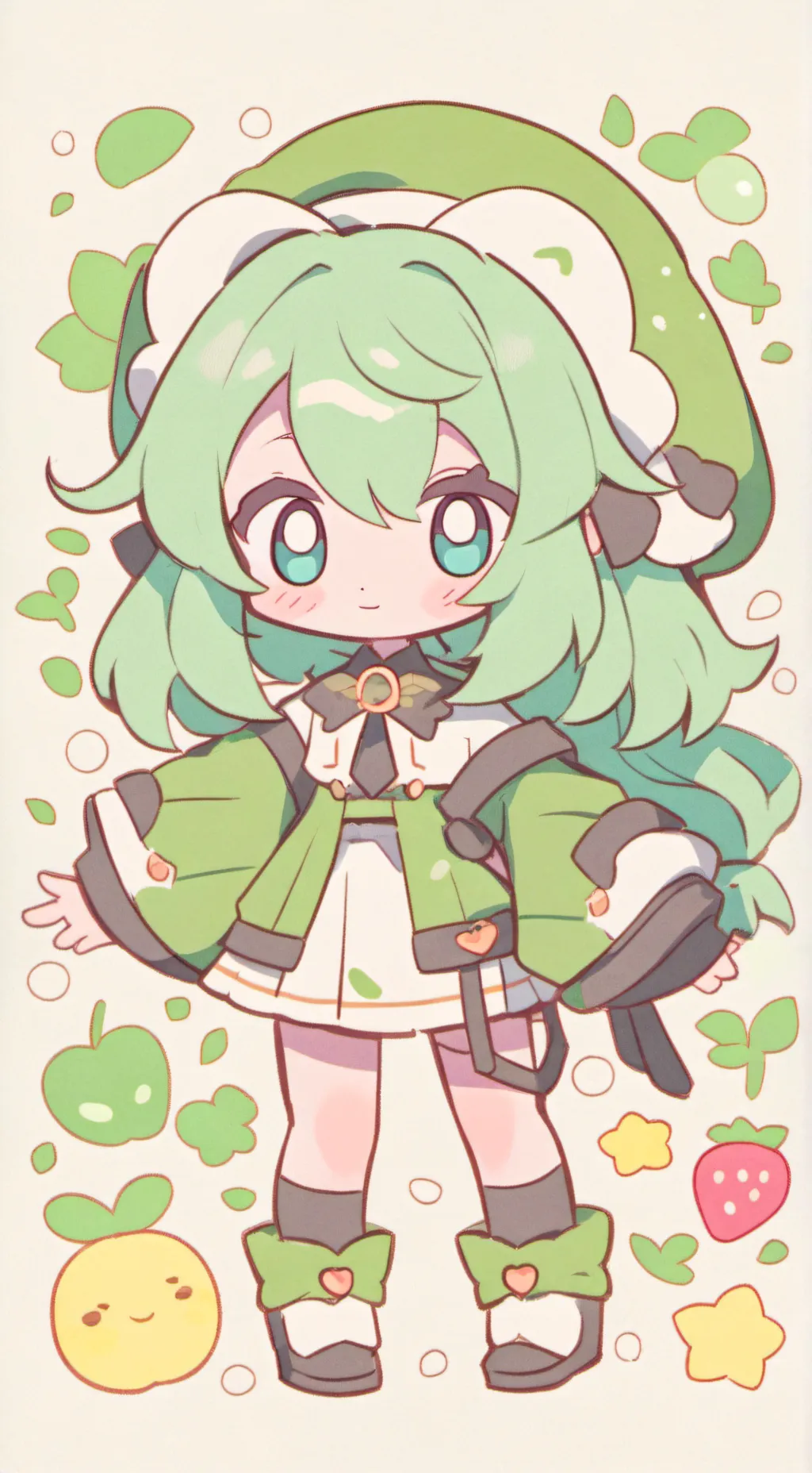 ai character: olive  background