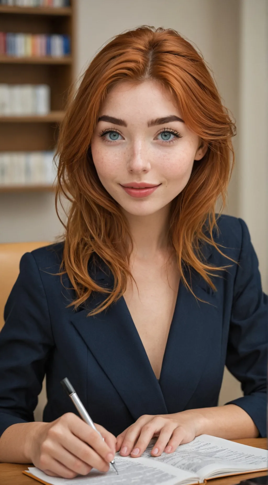 ai character: Evely  background