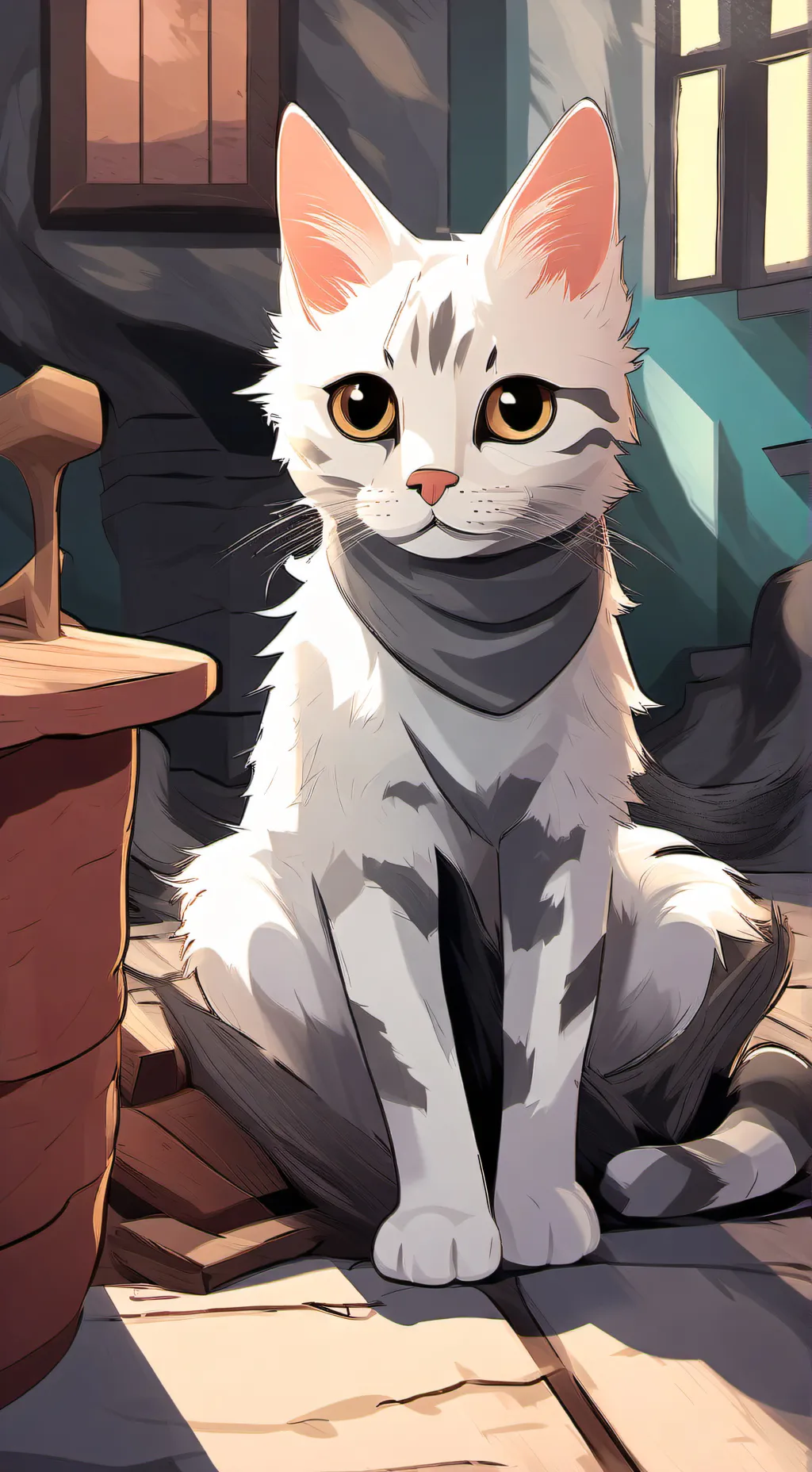 ai character: gata background
