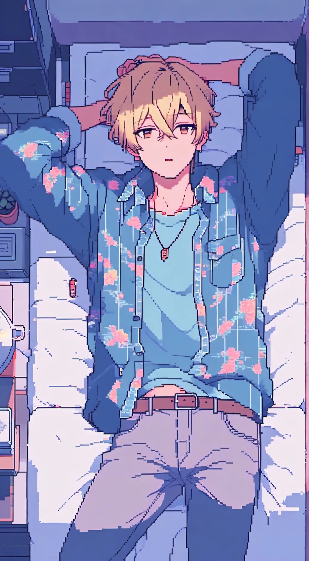 ai character: Sam Guildford  background
