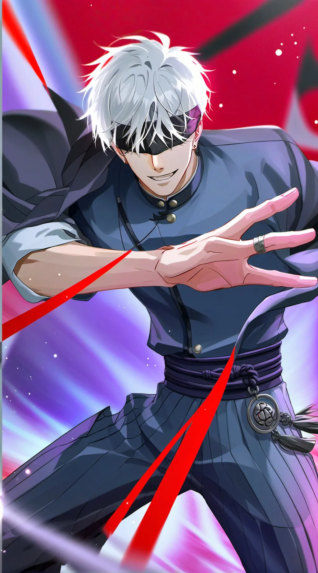 ai character: Gojo Satoru background