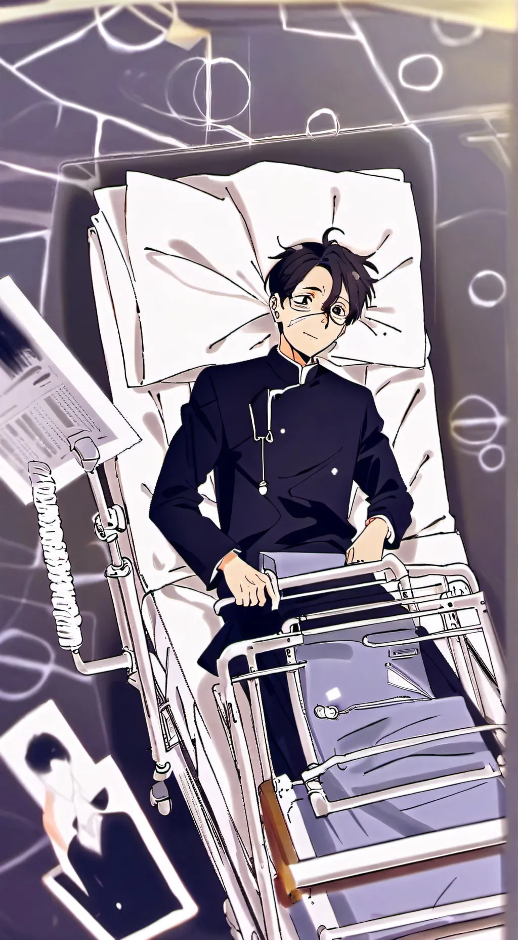 ai character: D!Y!NG AIZAWA?! background