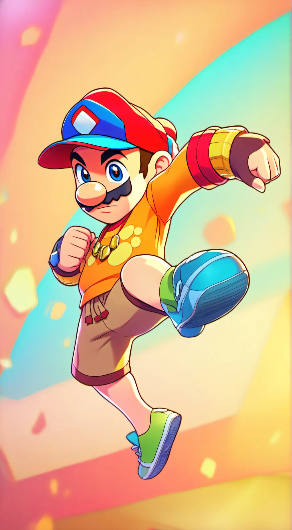 ai character: Squid Game x Smash background