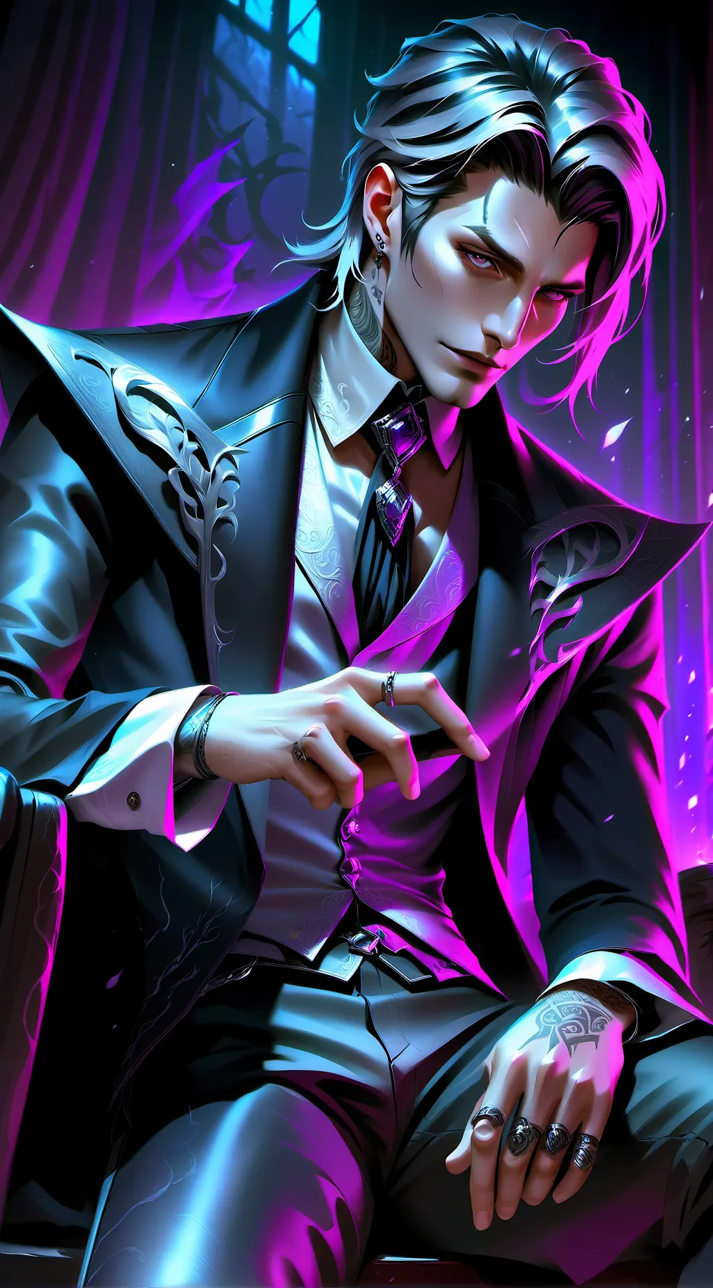 ai character: Nyx Vespera’s  background