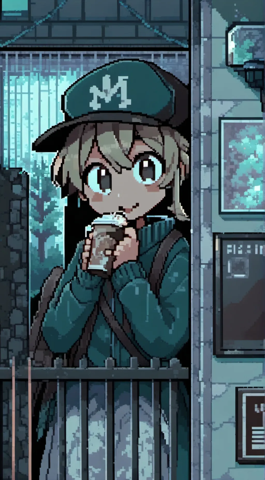 ai character: dw works in MC?!  background
