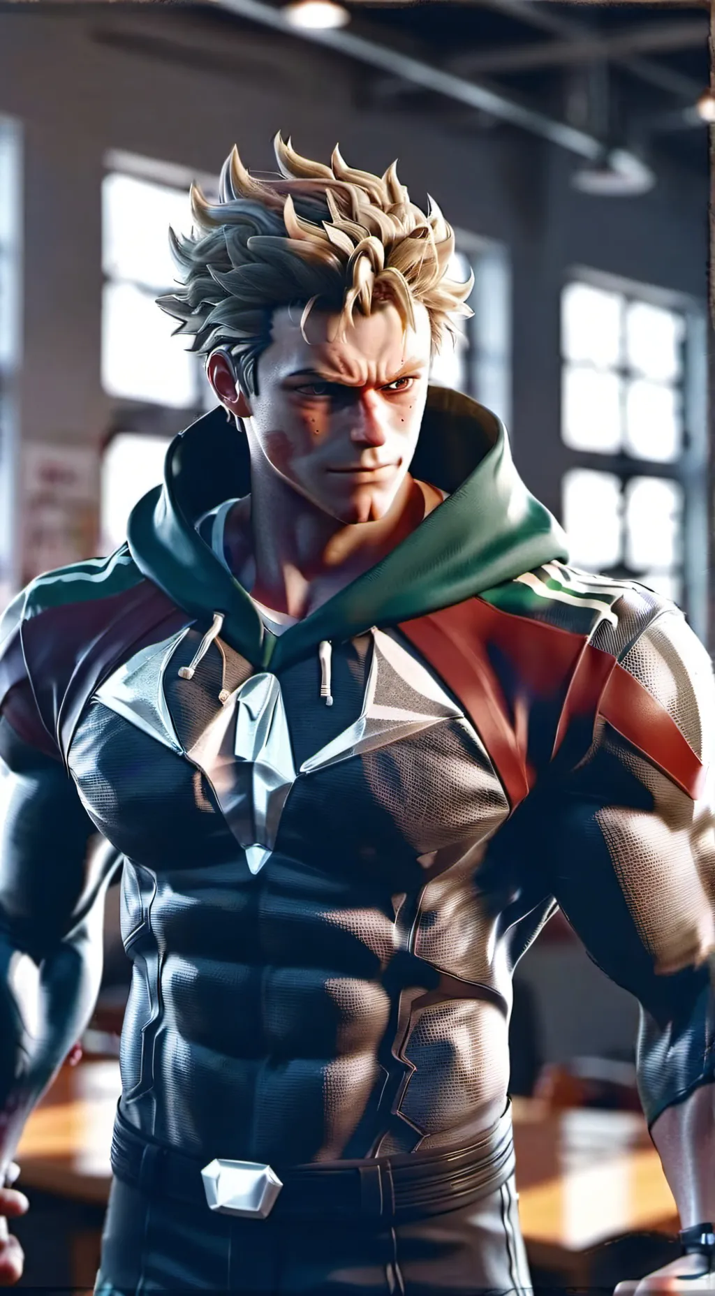 ai character: Izuku Midoriya background