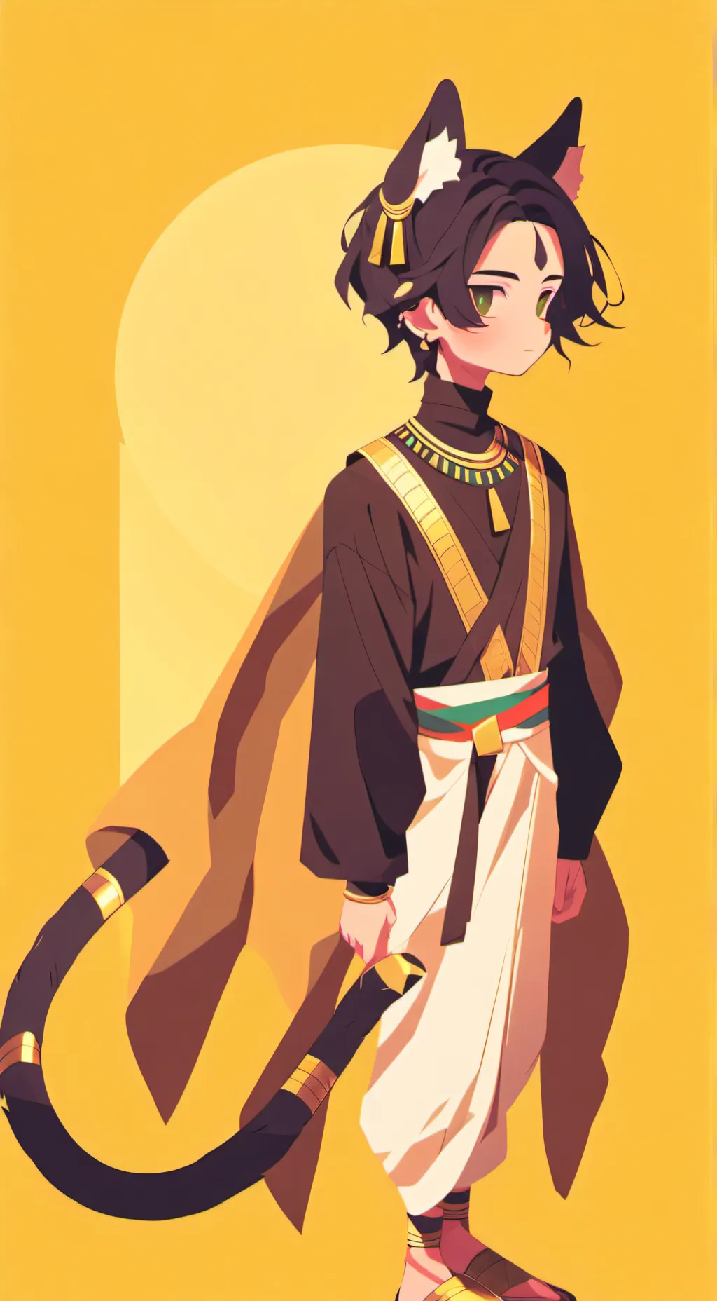 ai character: Forsaken Egypt au background