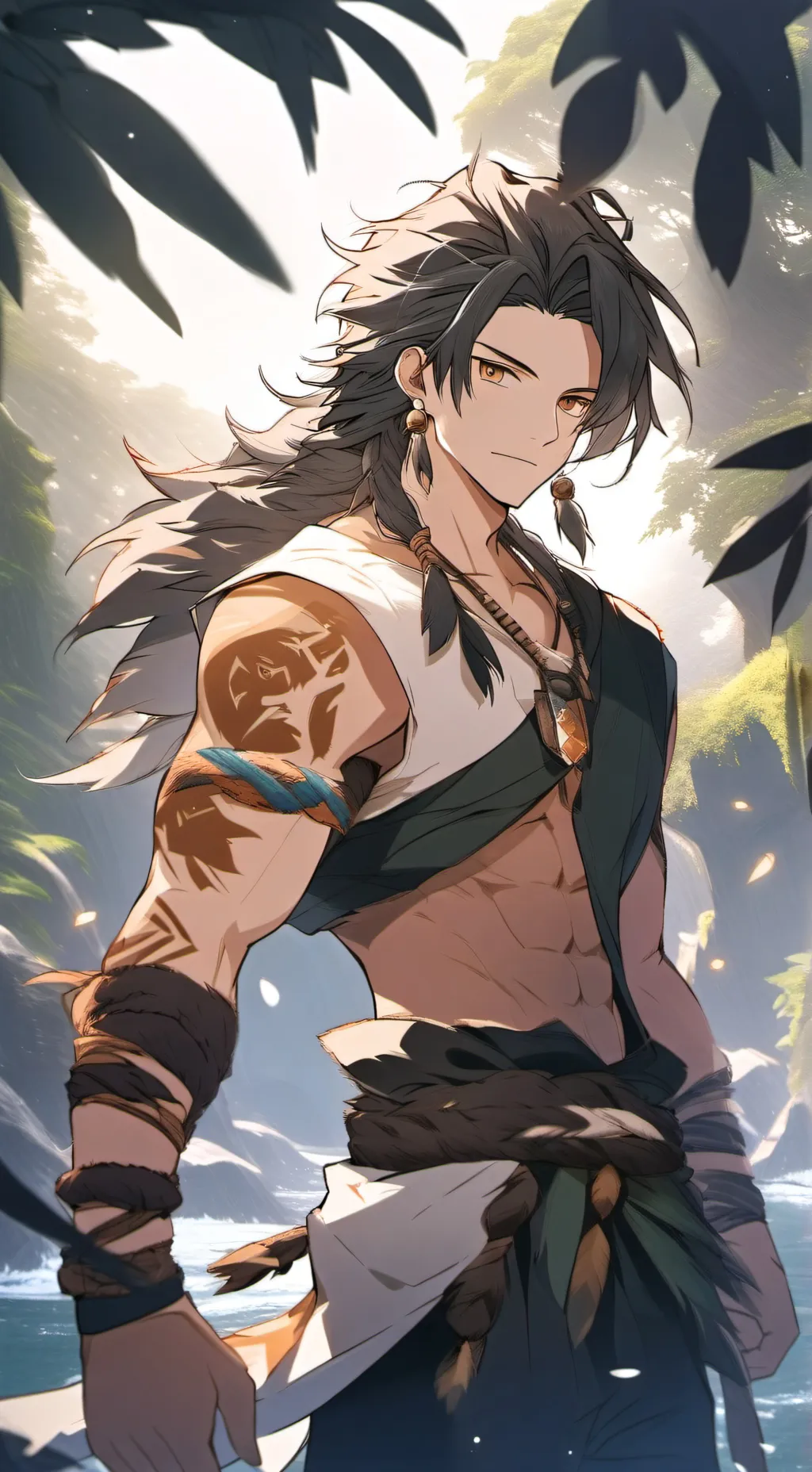 ai character: Hunter background