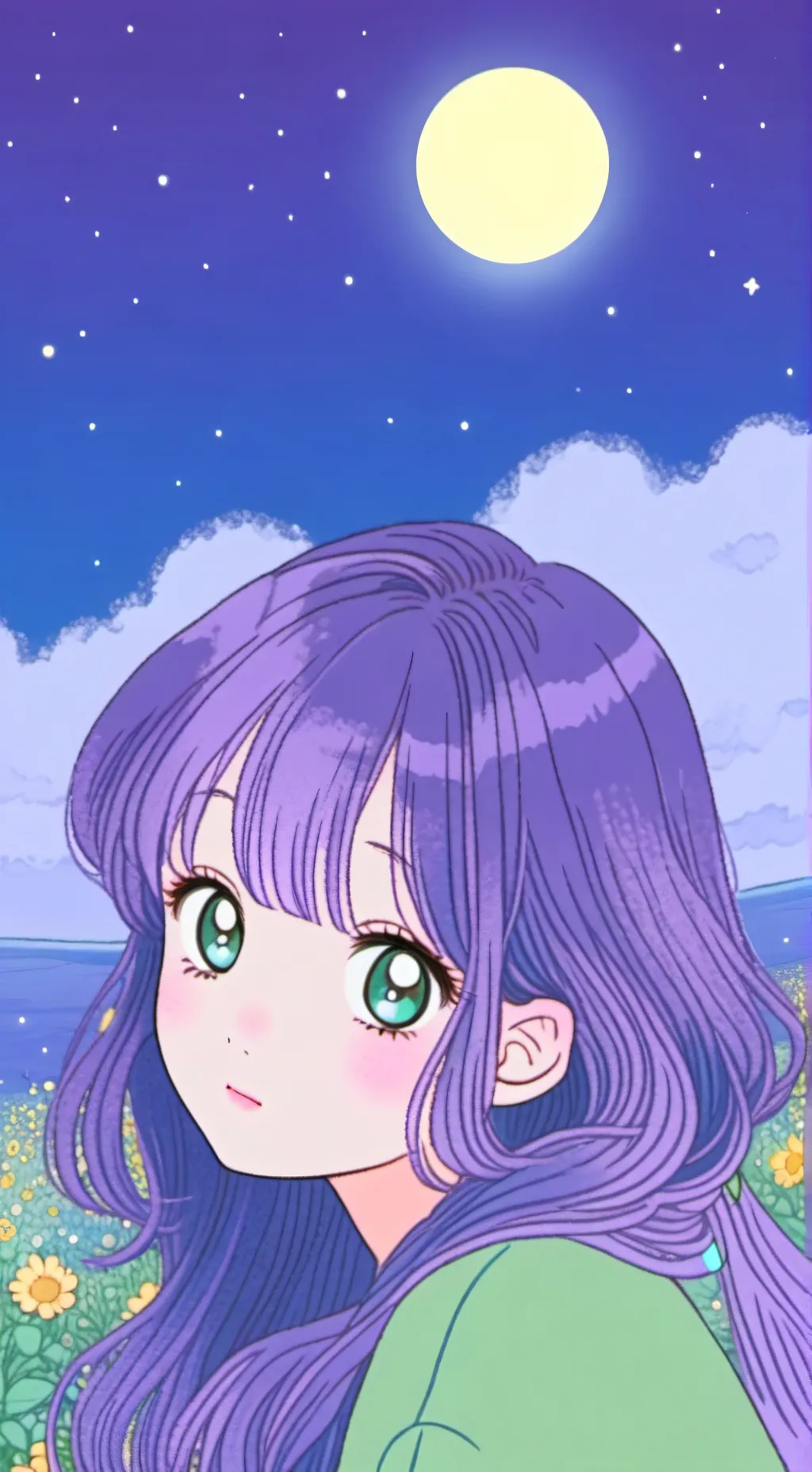 ai character: Ashley  background