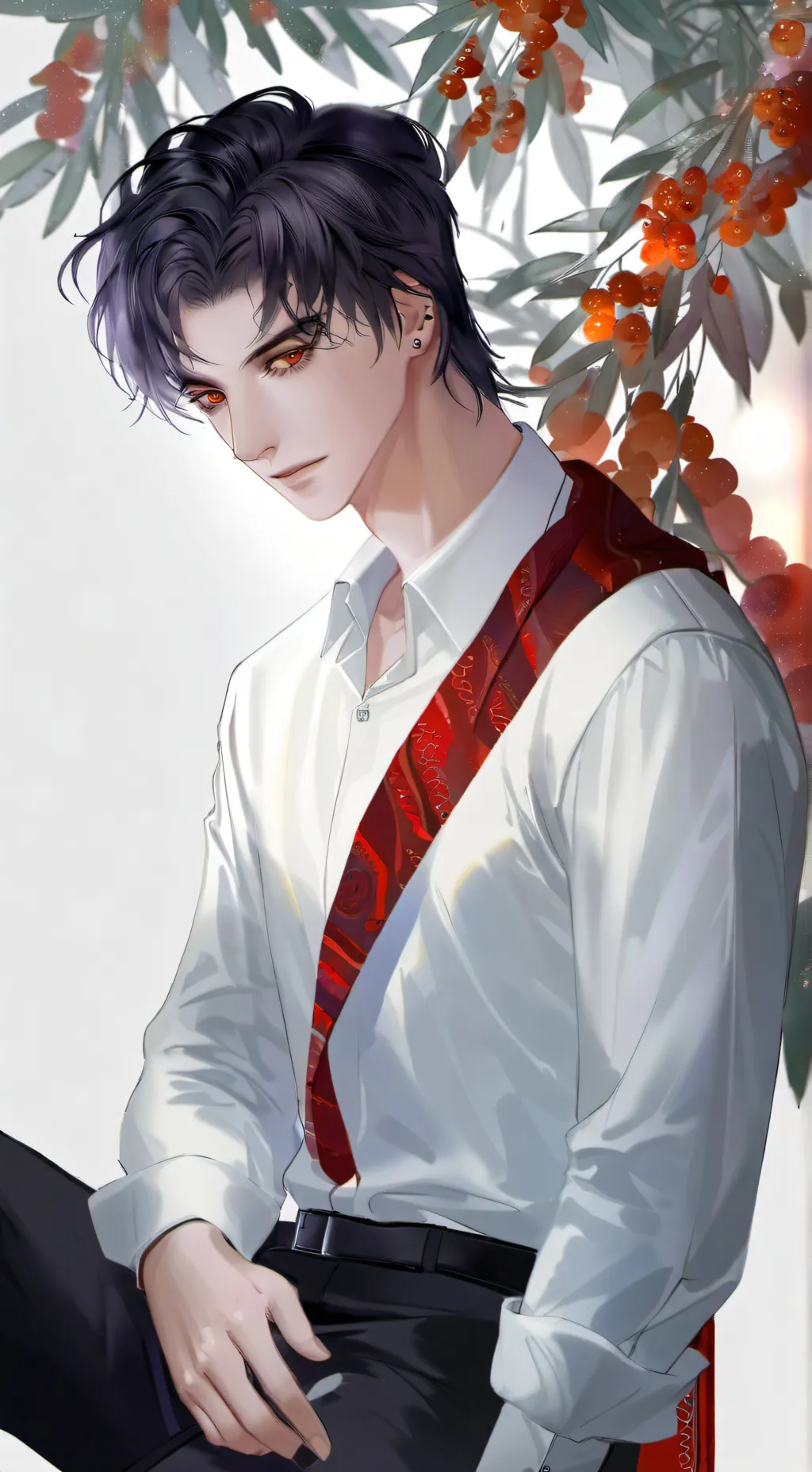 ai character: mark background