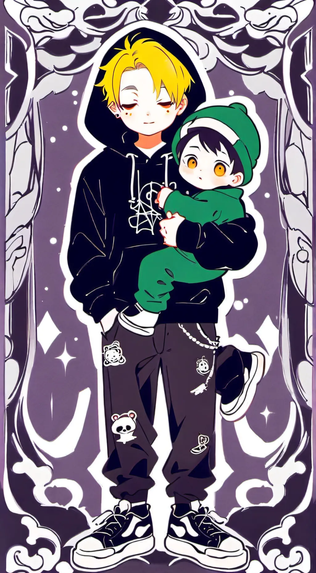 ai character: Baby Kain!? background