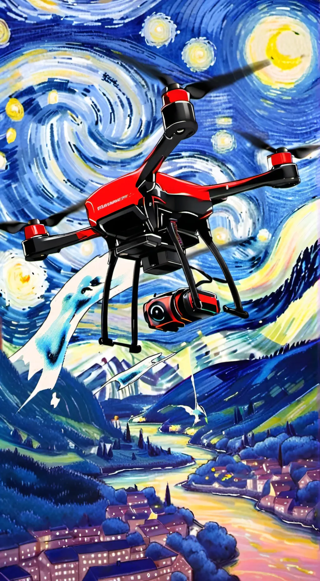 ai character: murder drones background