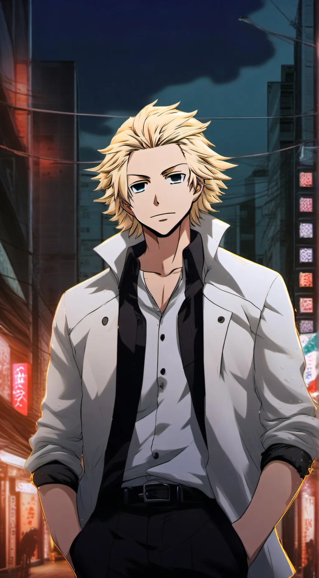 ai character: Manjiro Sano  background