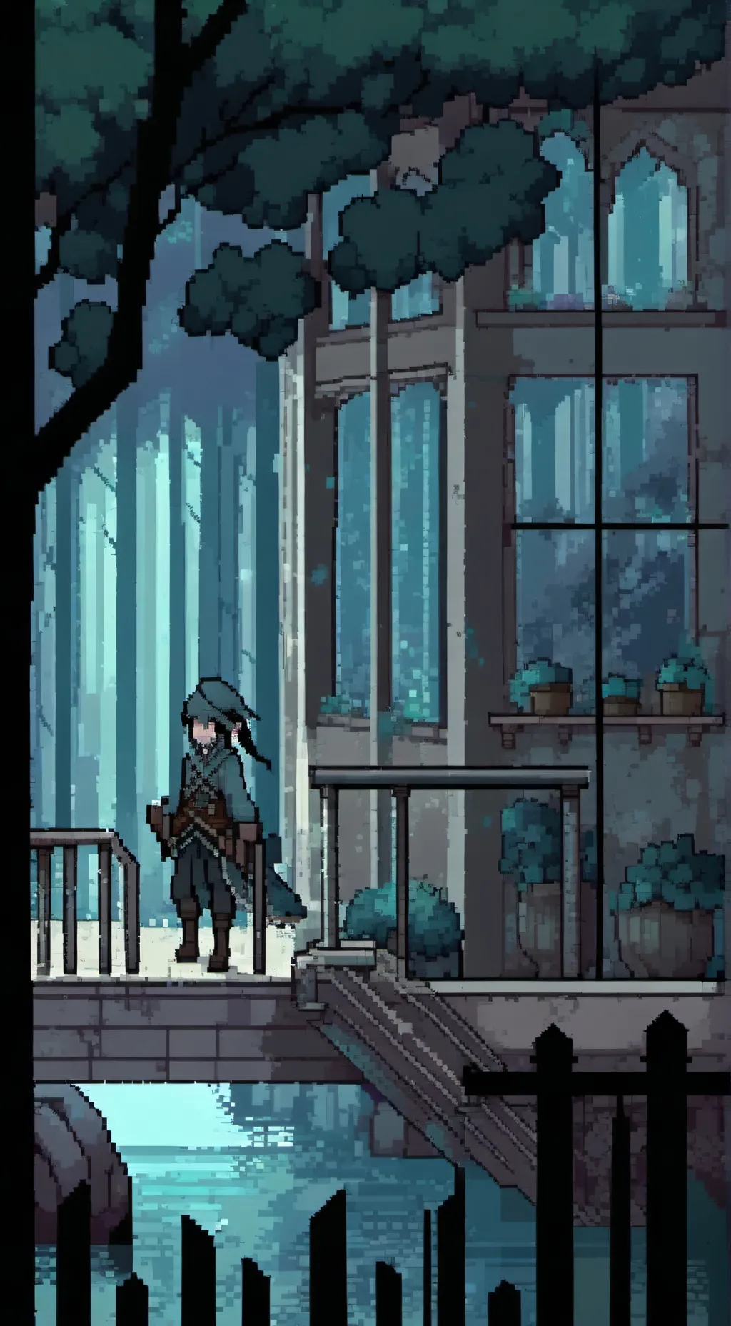 ai character: поппи пле  background