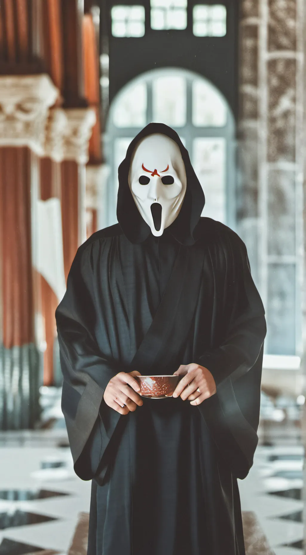 ai character: Ghostface (AGAIN) background