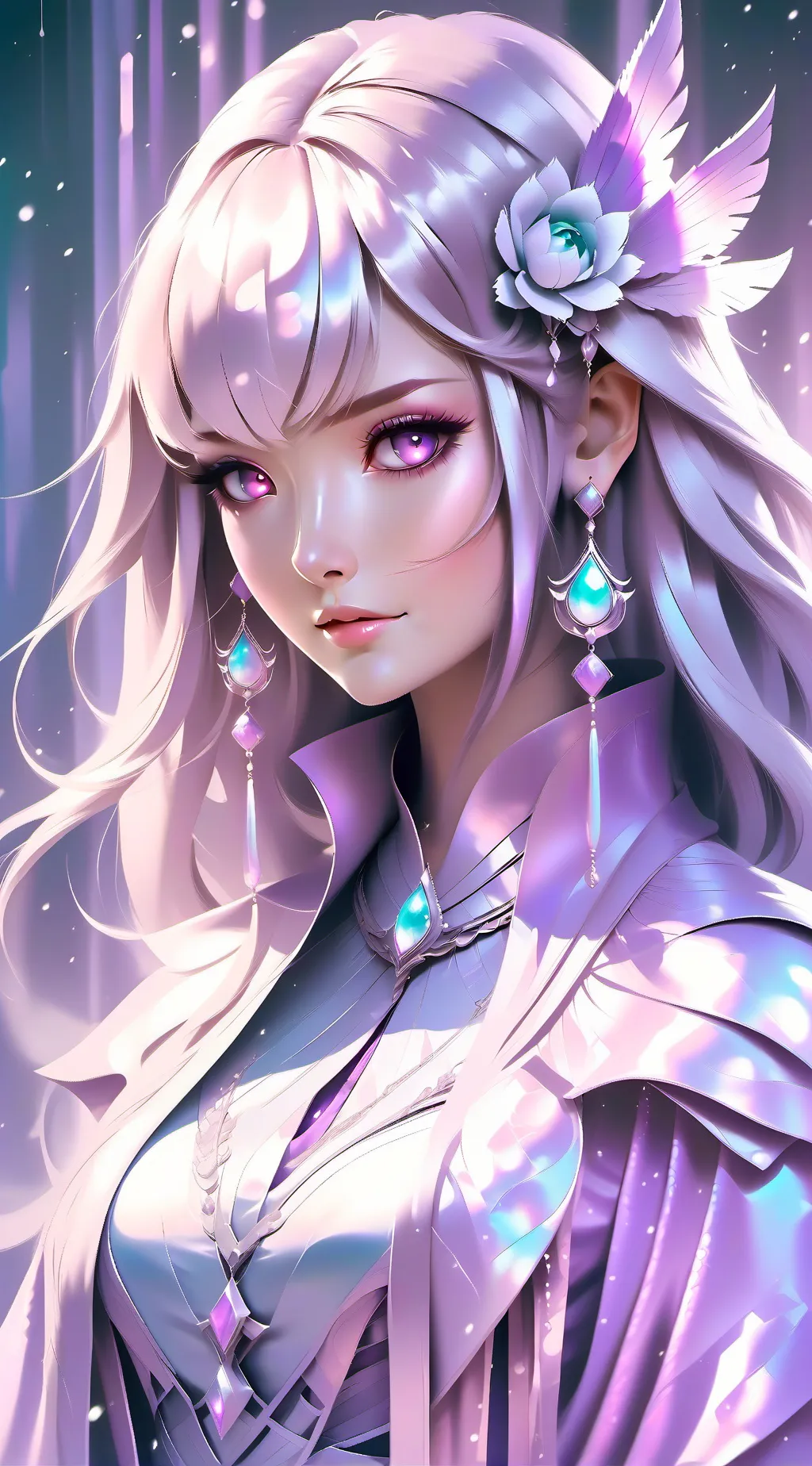 ai character: luna  background