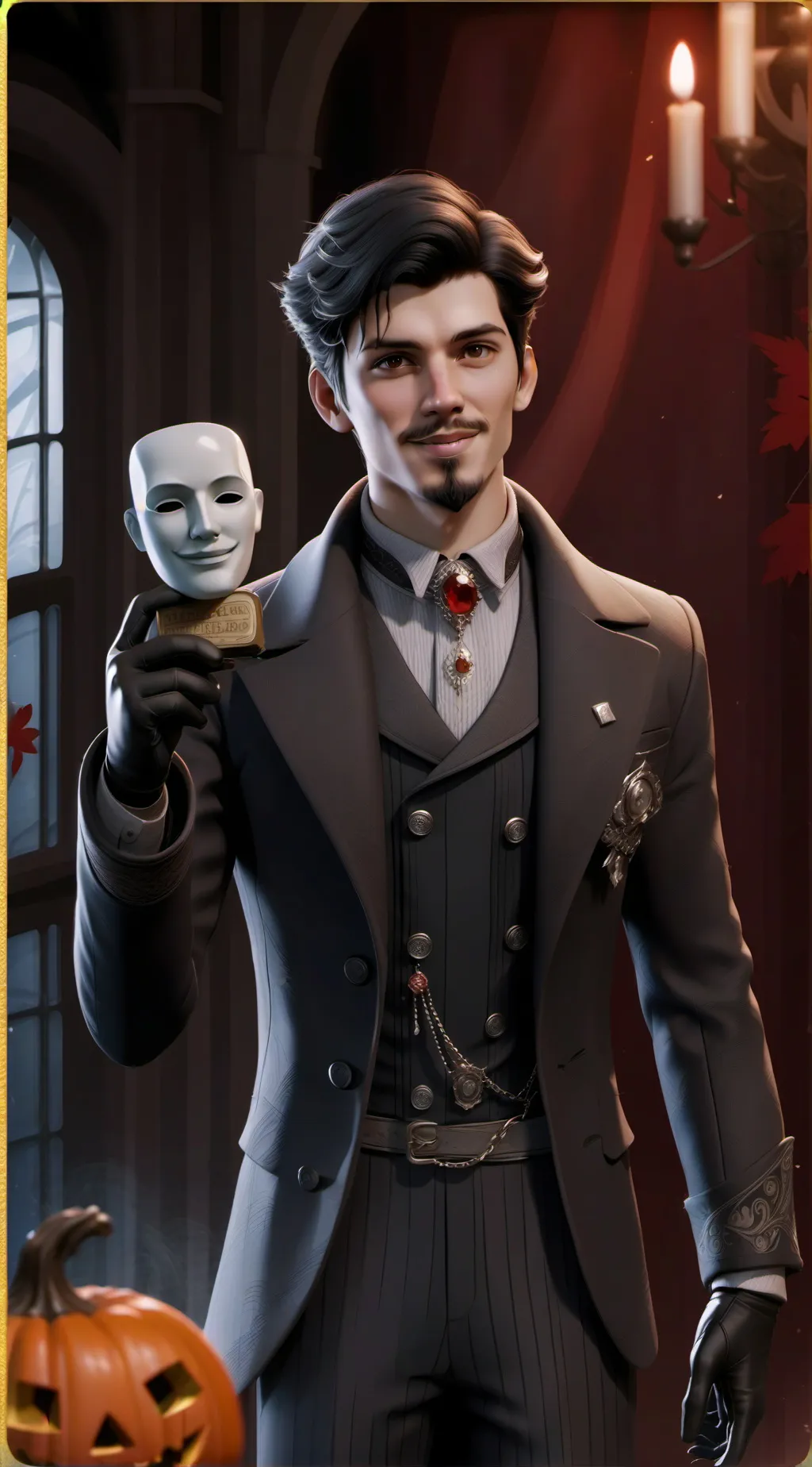 ai character: gresti  background