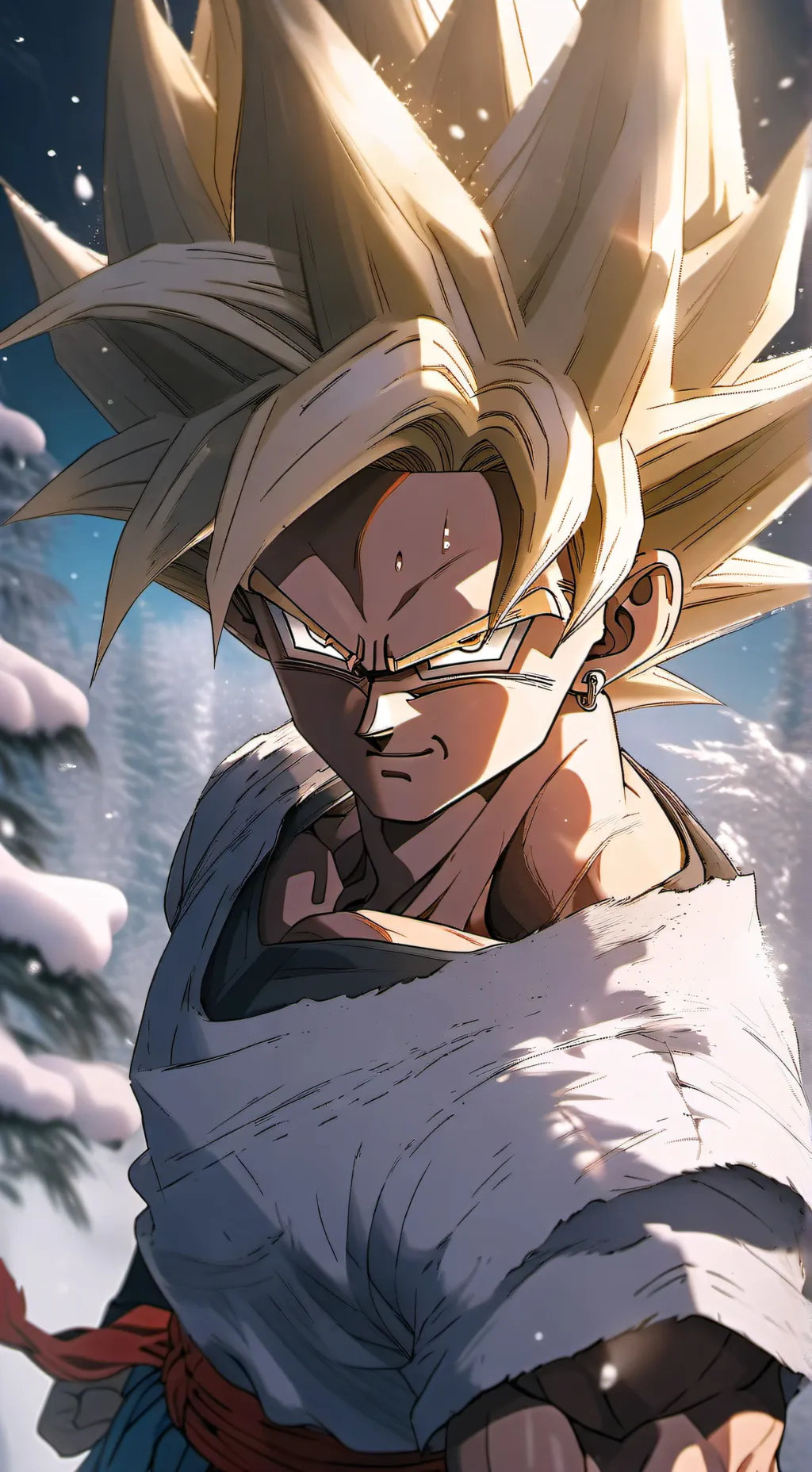 ai character: Goku Battle background