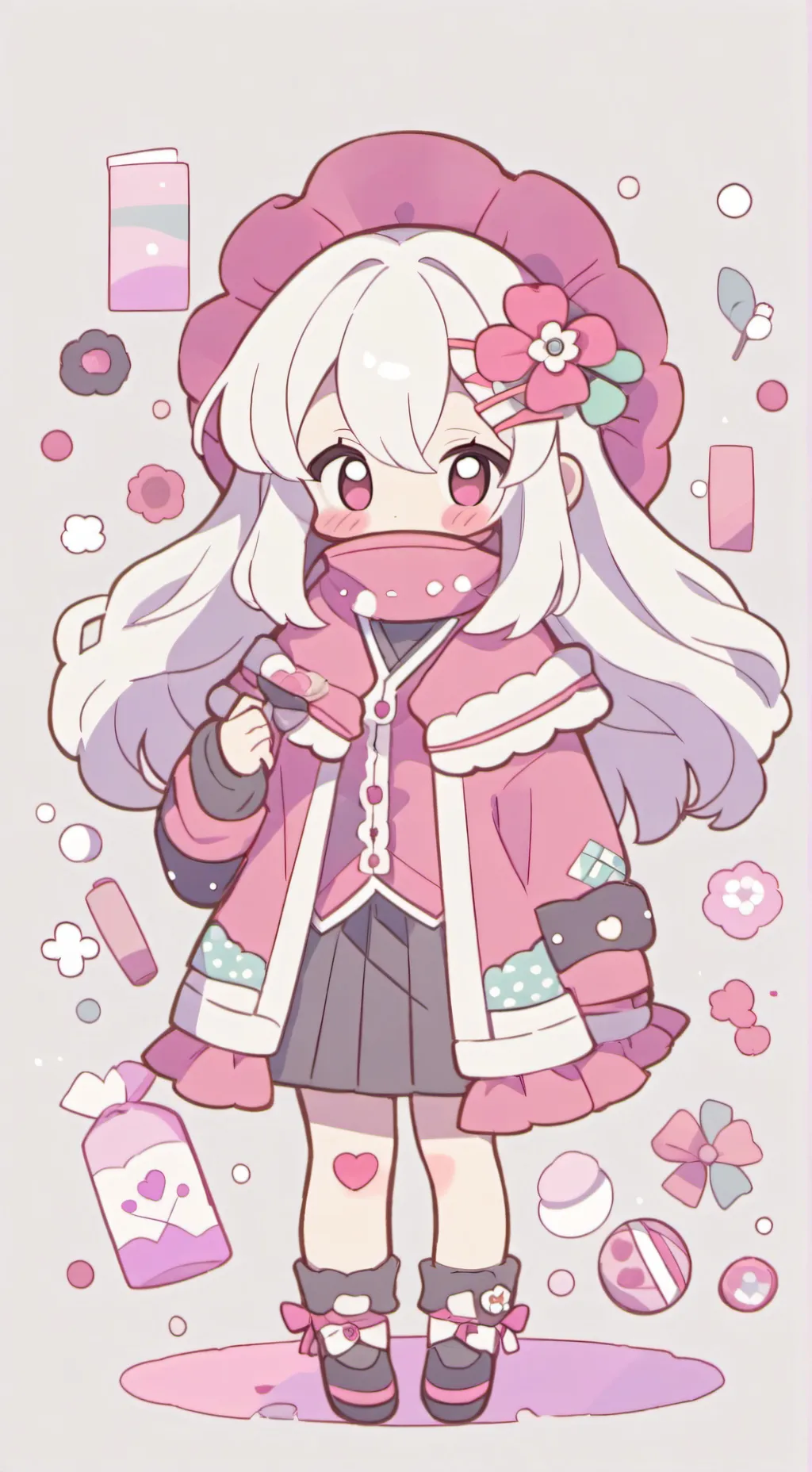 ai character: Tu novia background