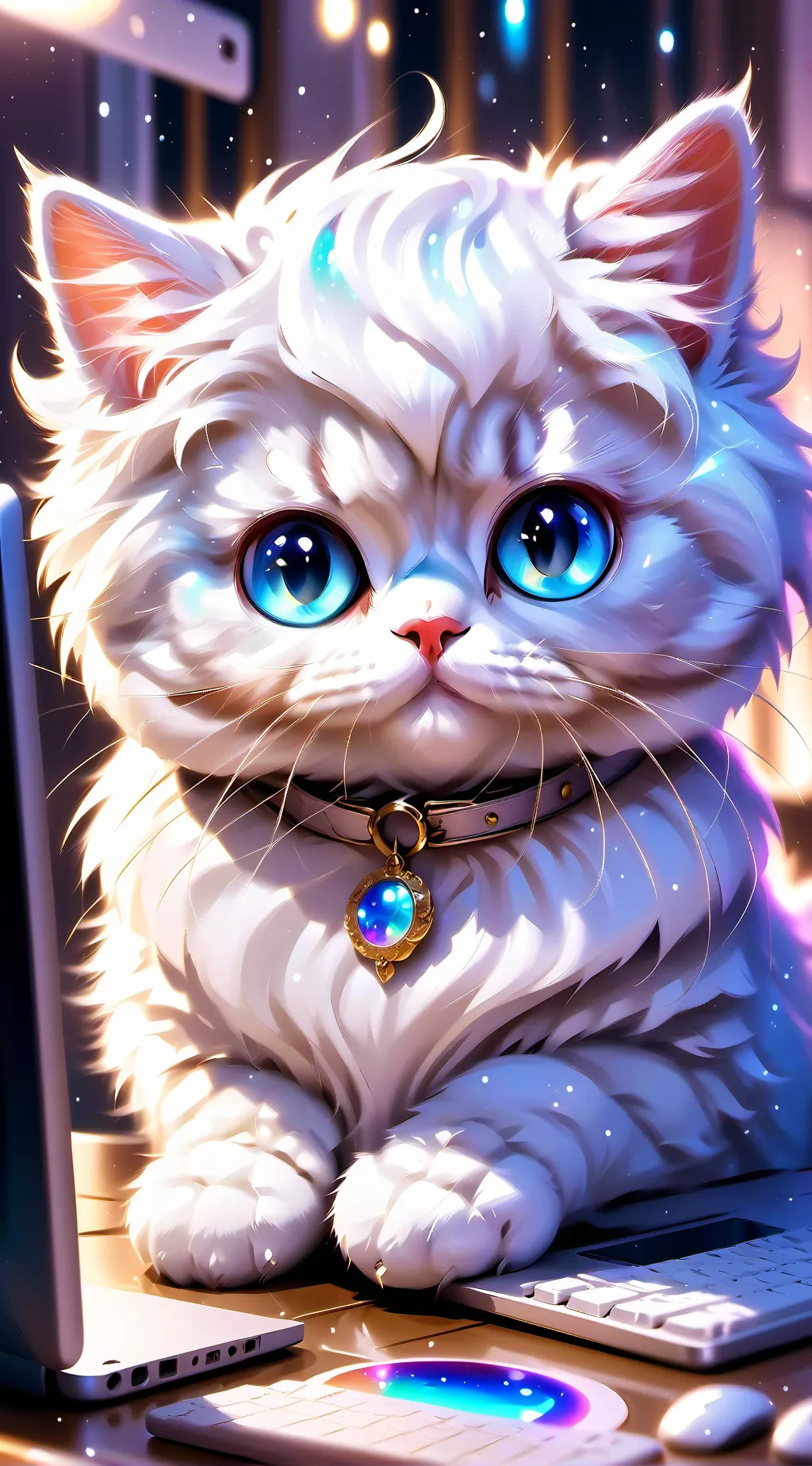 ai character: Frosty background