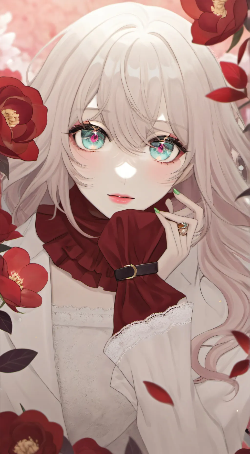 ai character: 💖 background