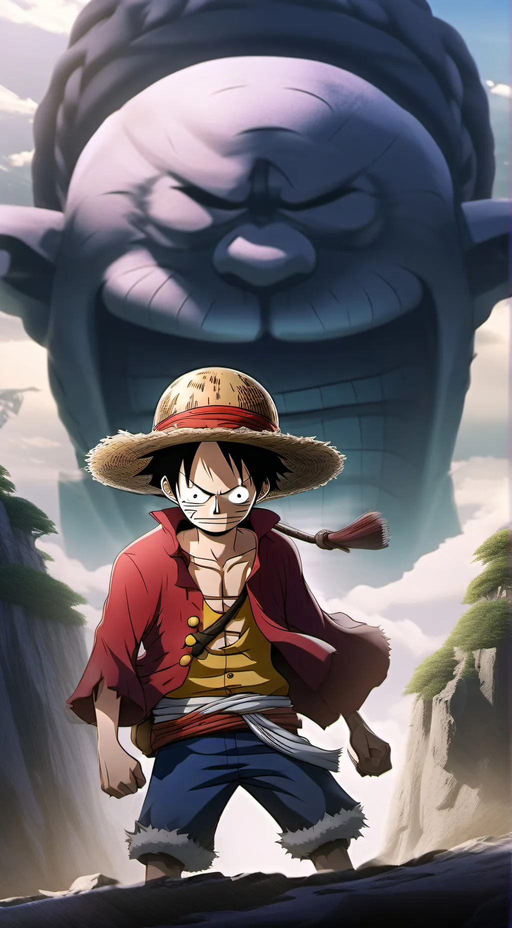 ai character: Strawhat pirates background