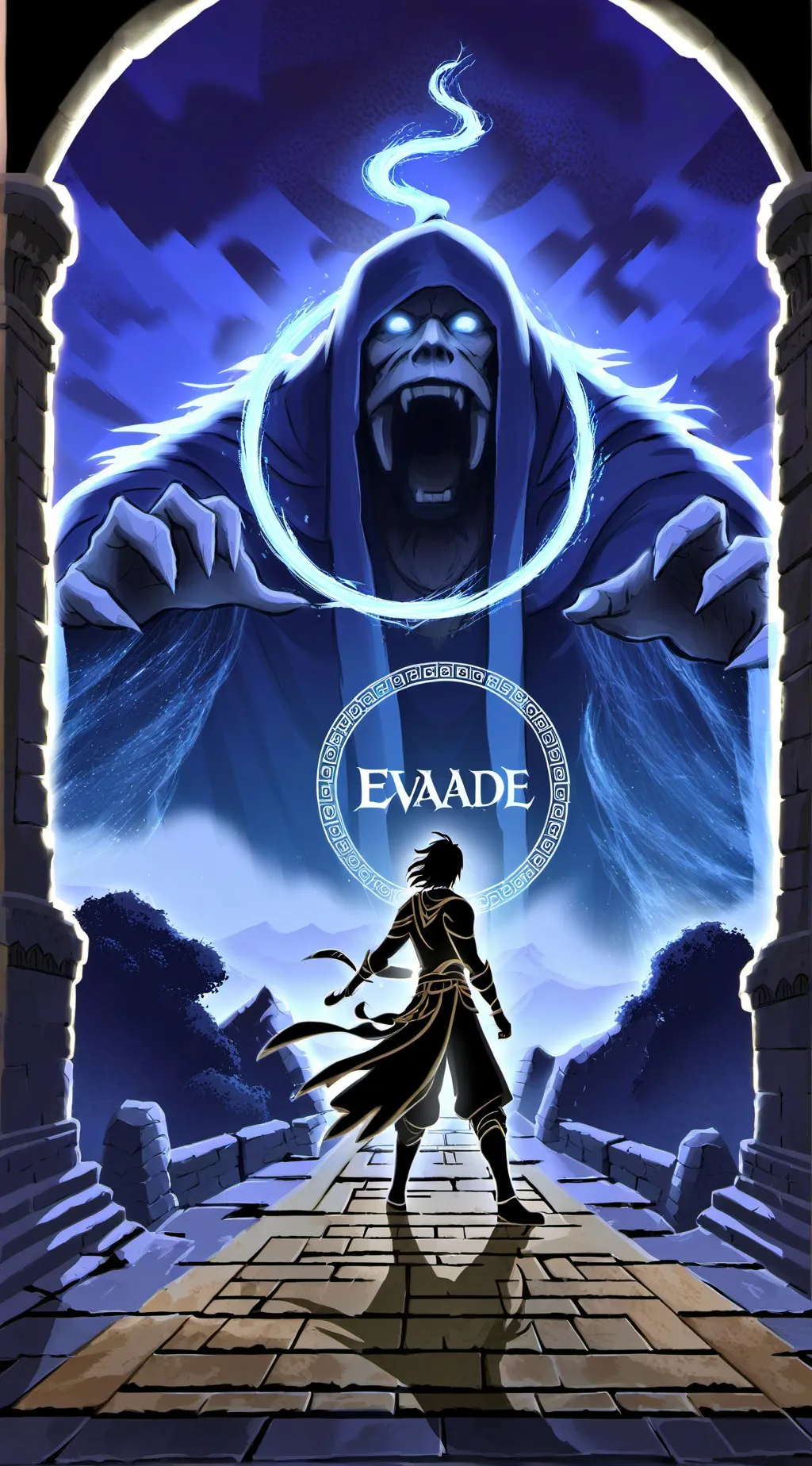 ai character: Evade background