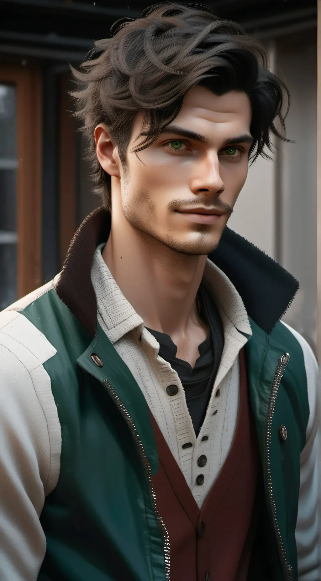 ai character: Nate Malcoms  background