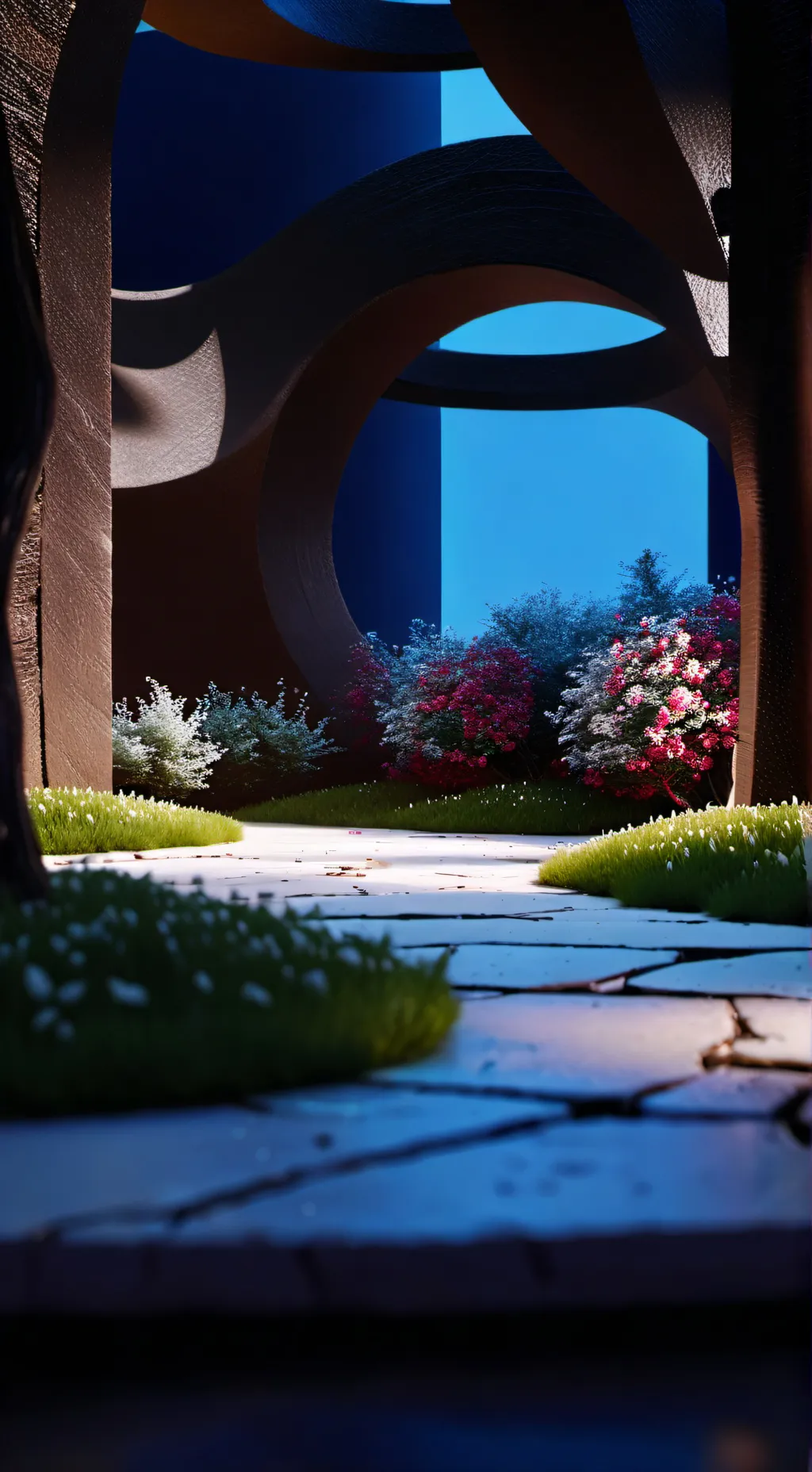 ai character: Garden of Banban background