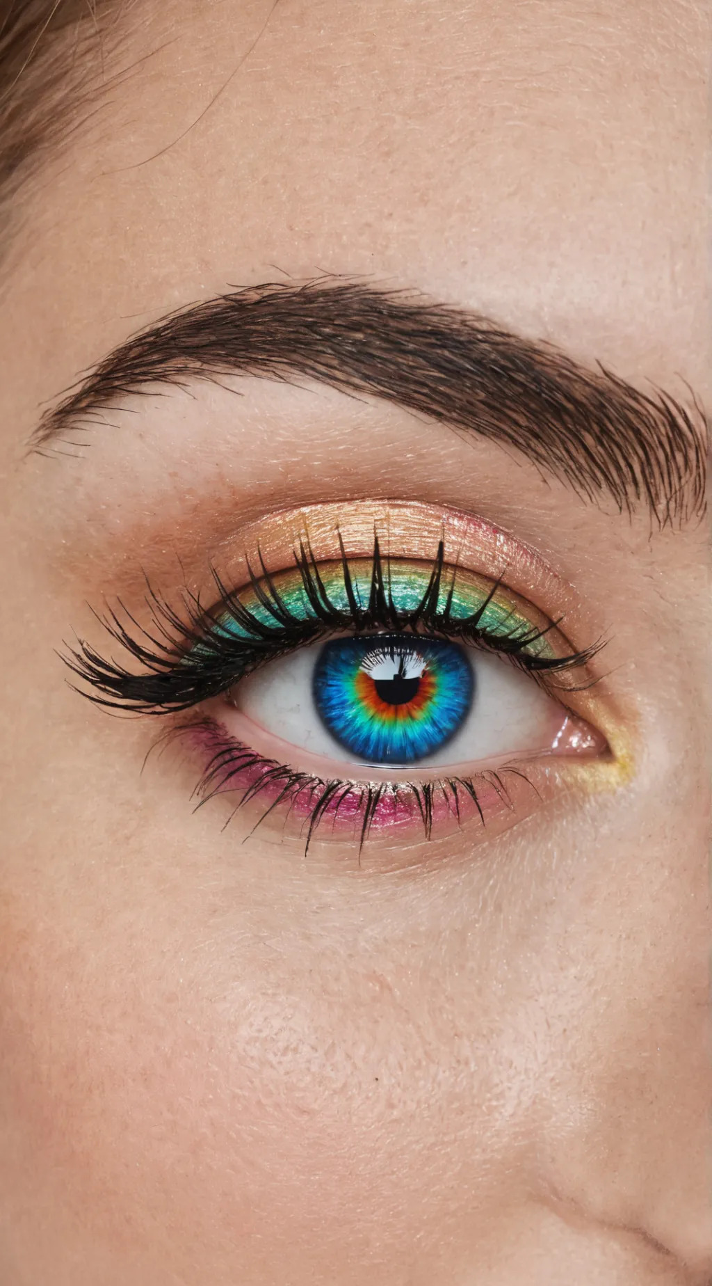 ai character: Eye color  background