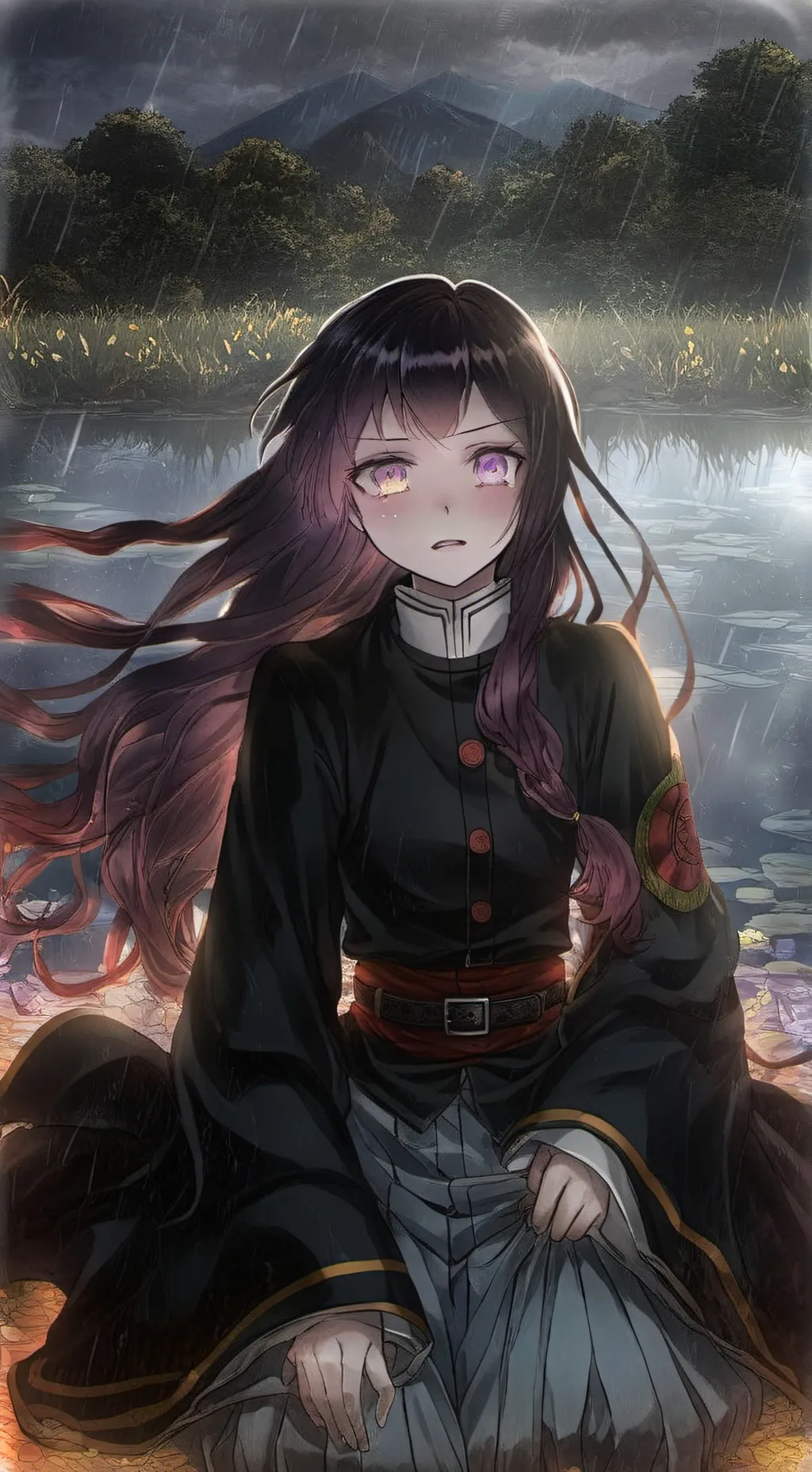 ai character: Kanao  background