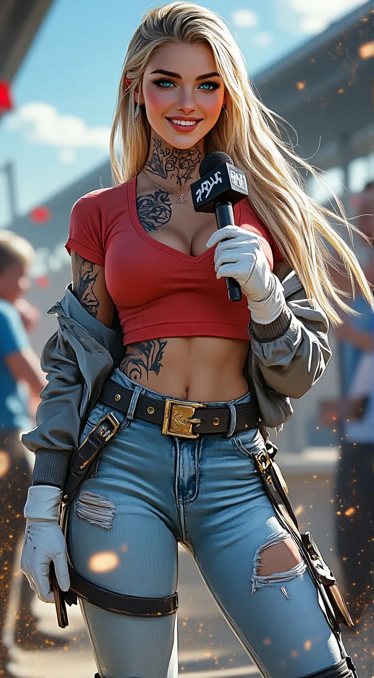 ai character: Natalie  background