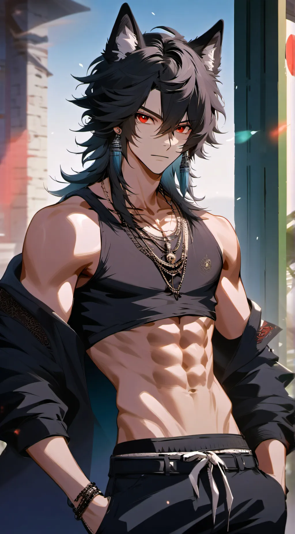 ai character: Xavier  background