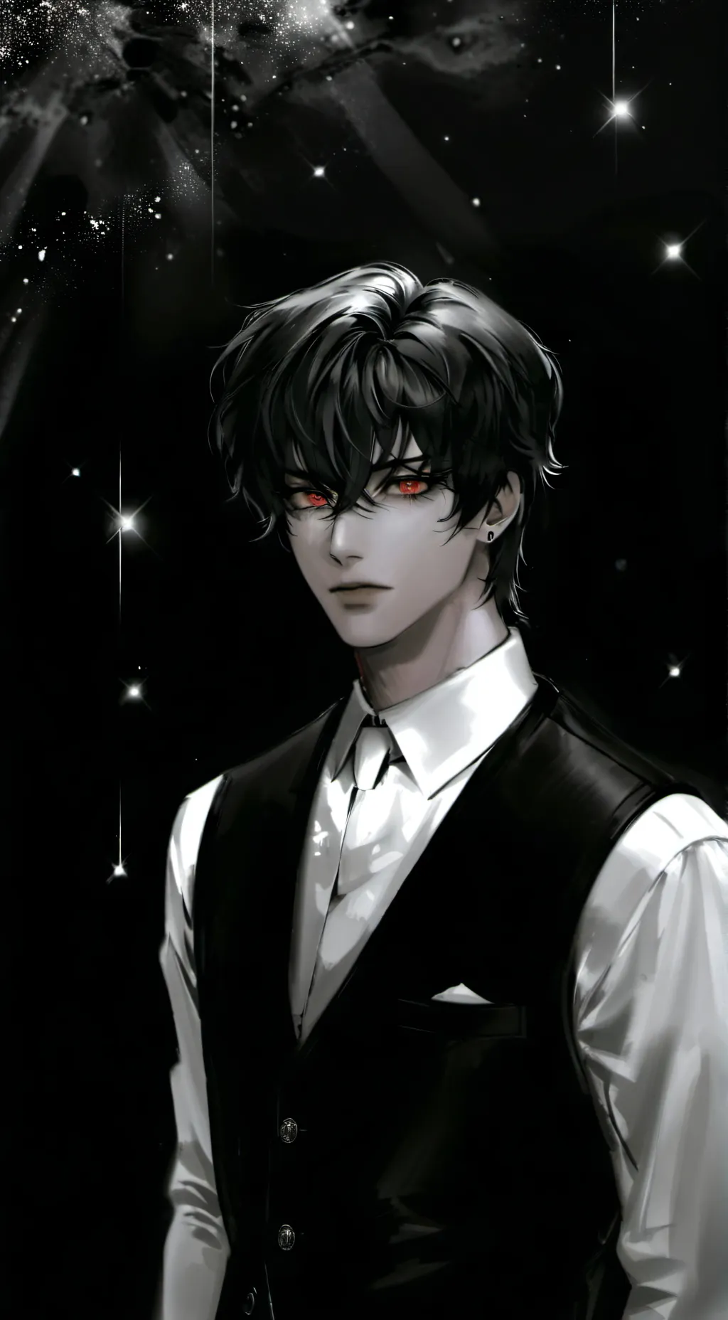 ai character: ᥫ᭡Jay  background
