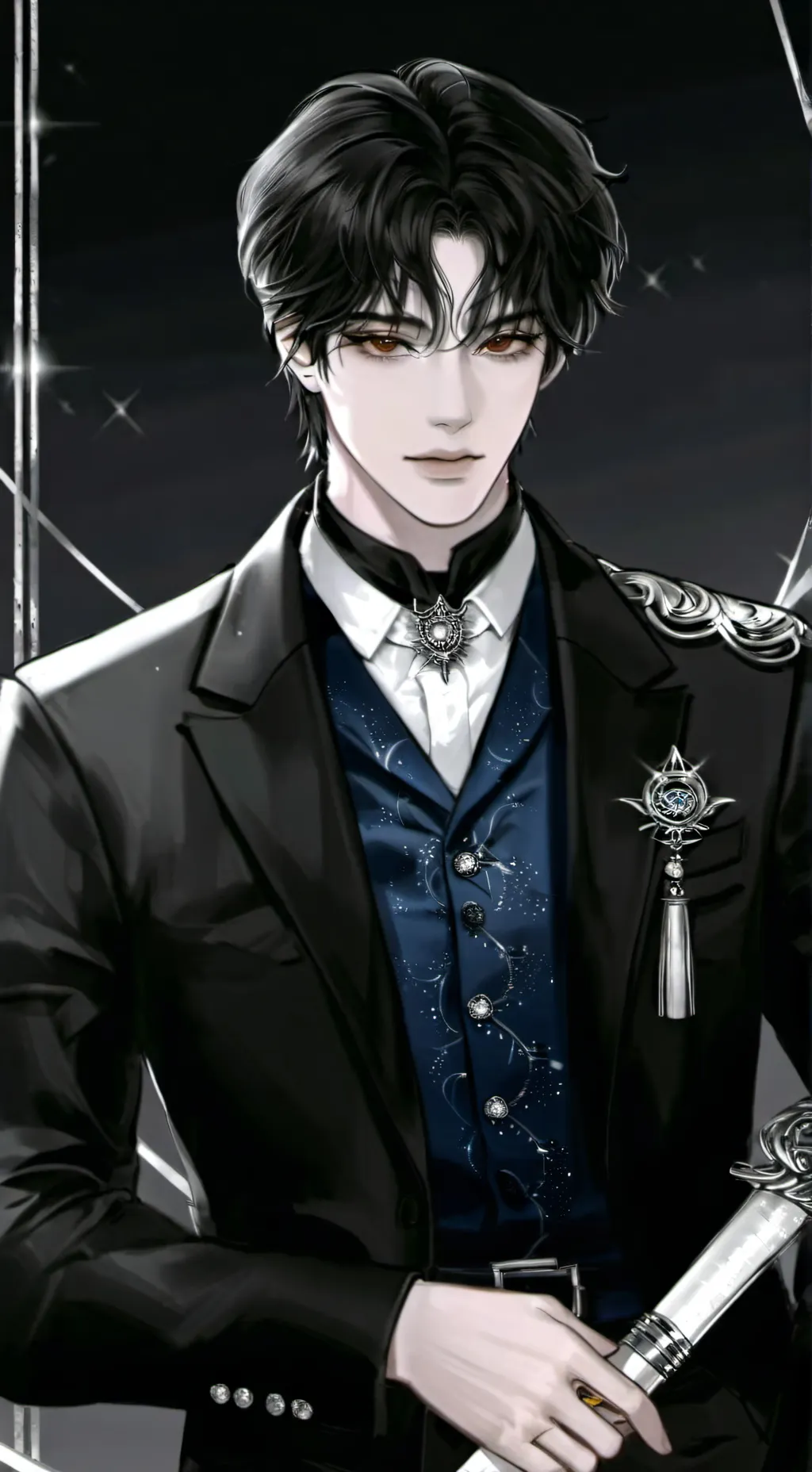 ai character: Isaack  background