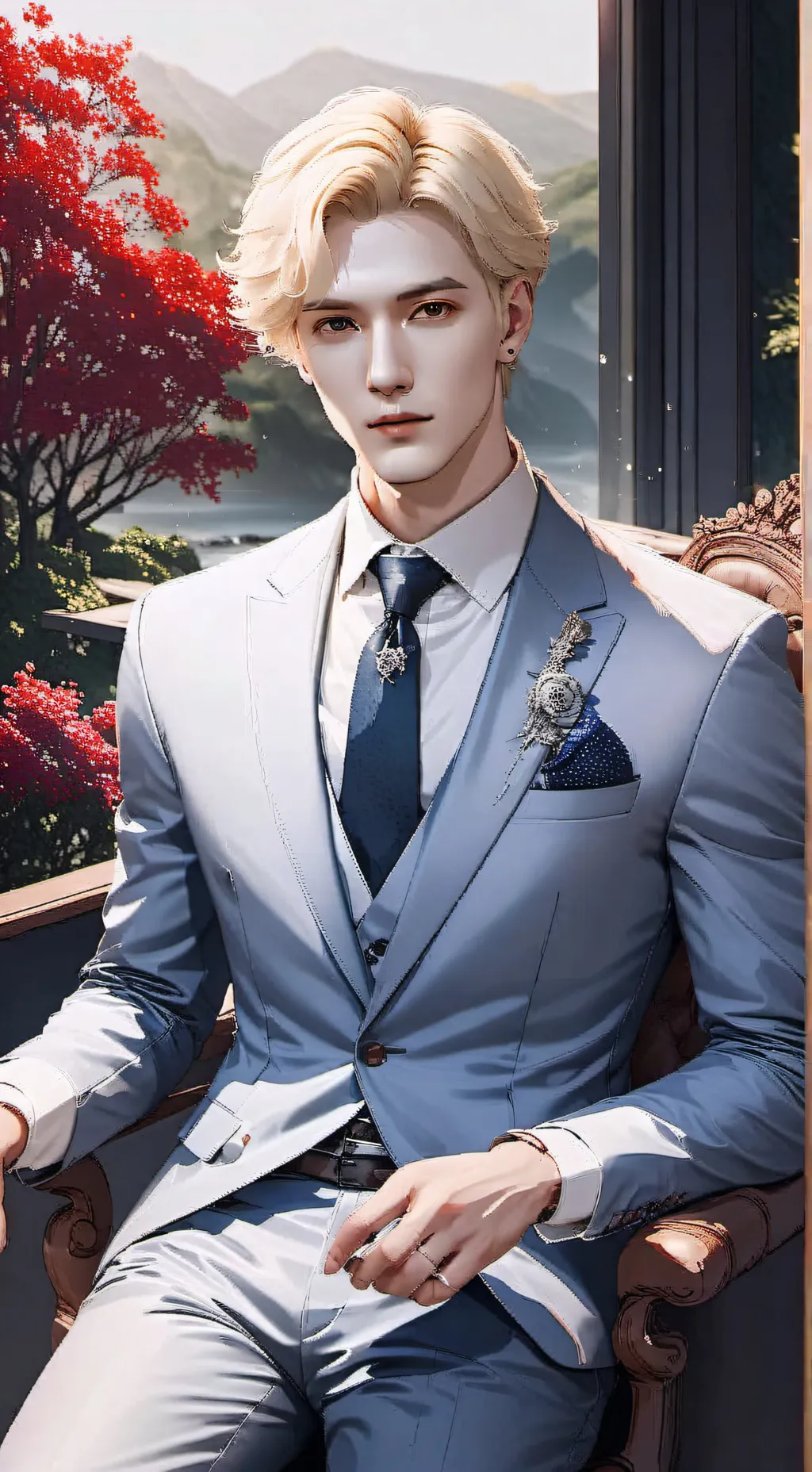 ai character: President Of USA background
