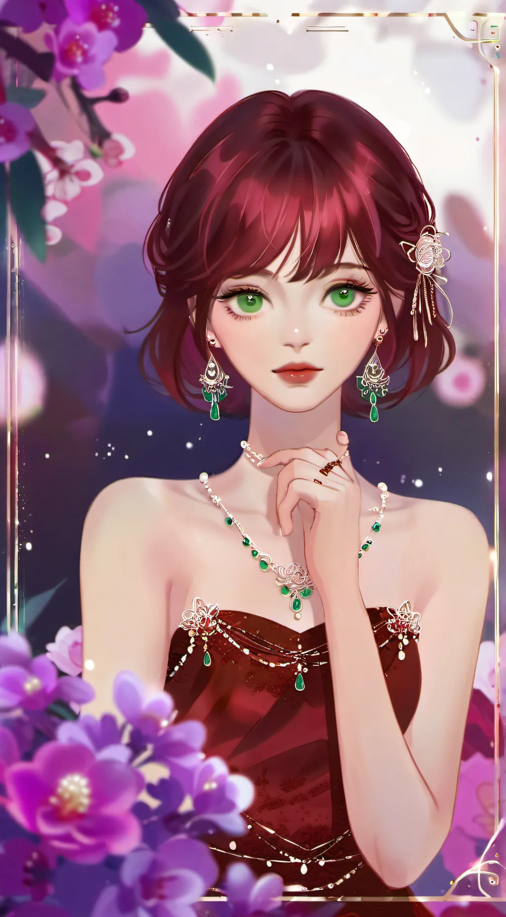 ai character: Mina background