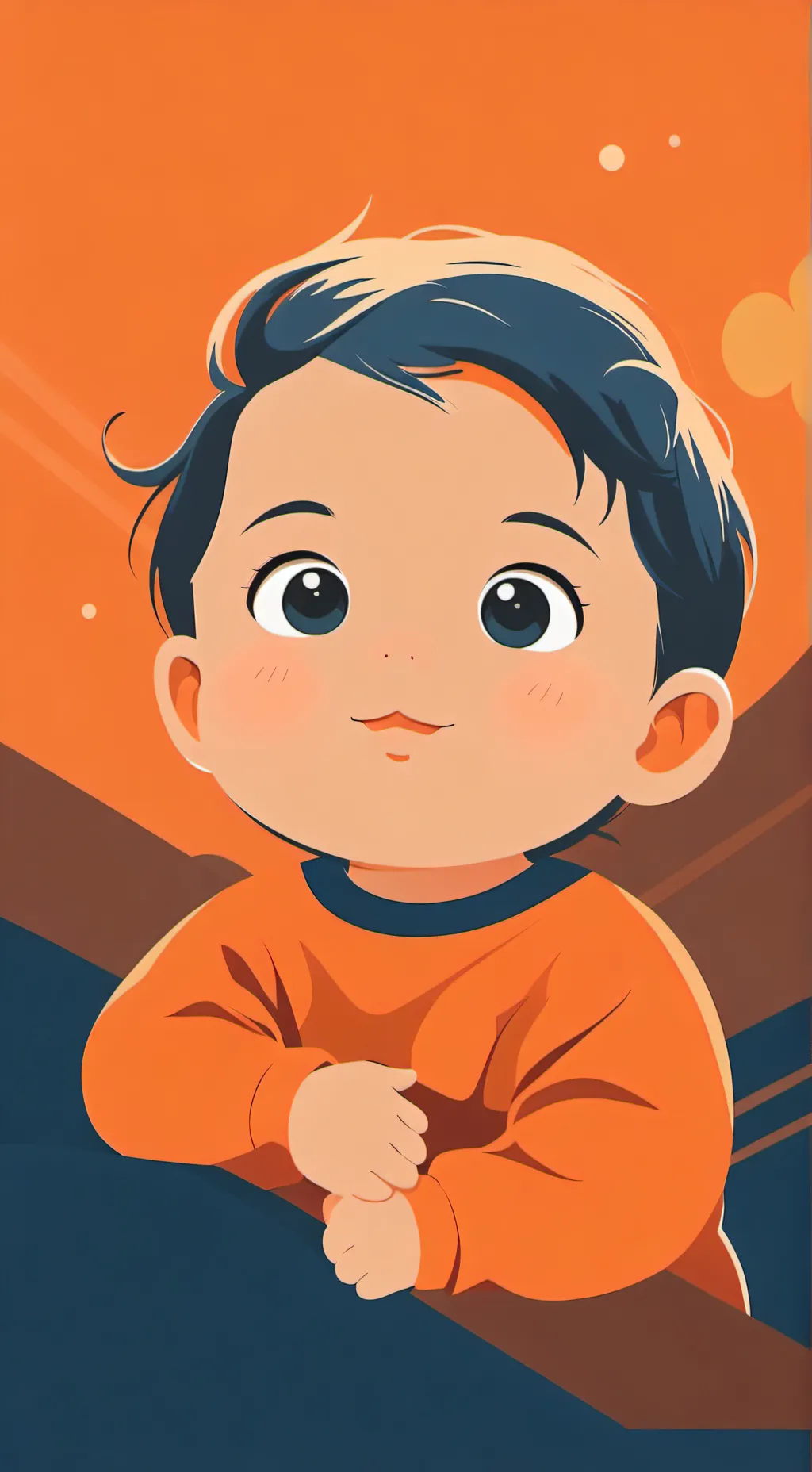 ai character: baby steve background