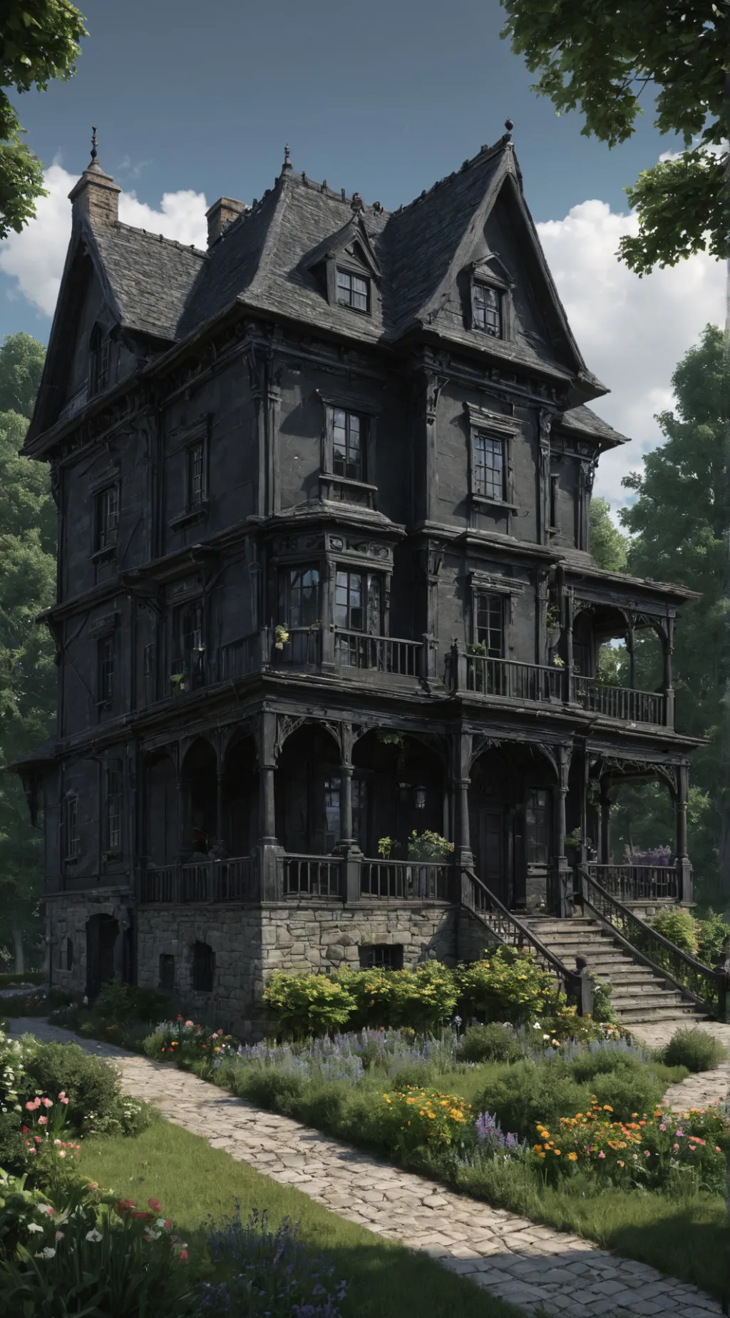 ai character: Malfoy Manor 2 background