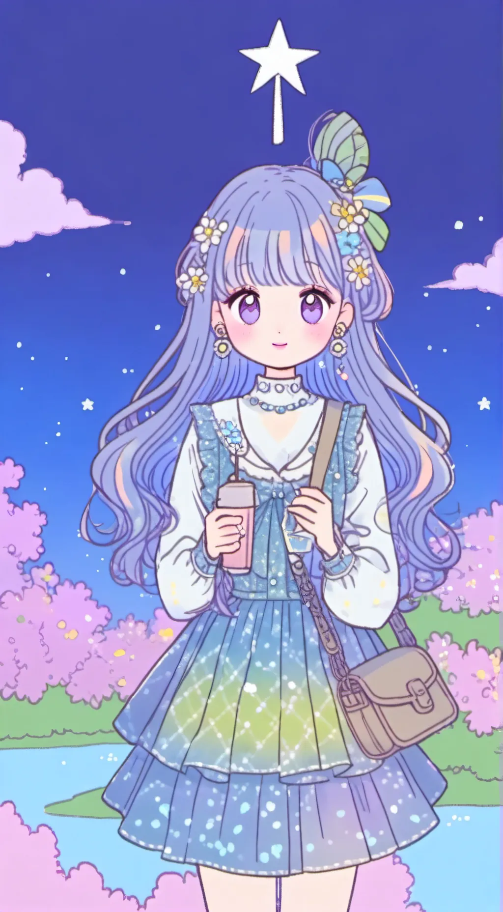 ai character: Peachyy lexi.  background