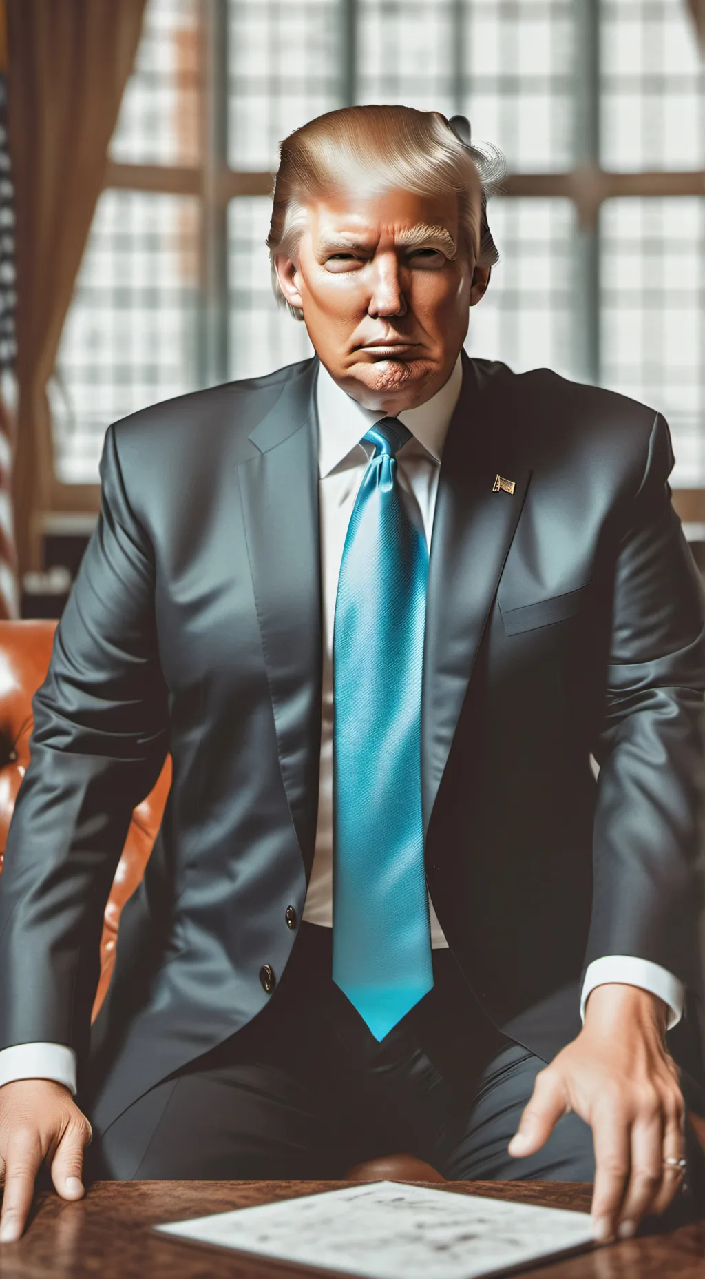 ai character: Donald trump  background