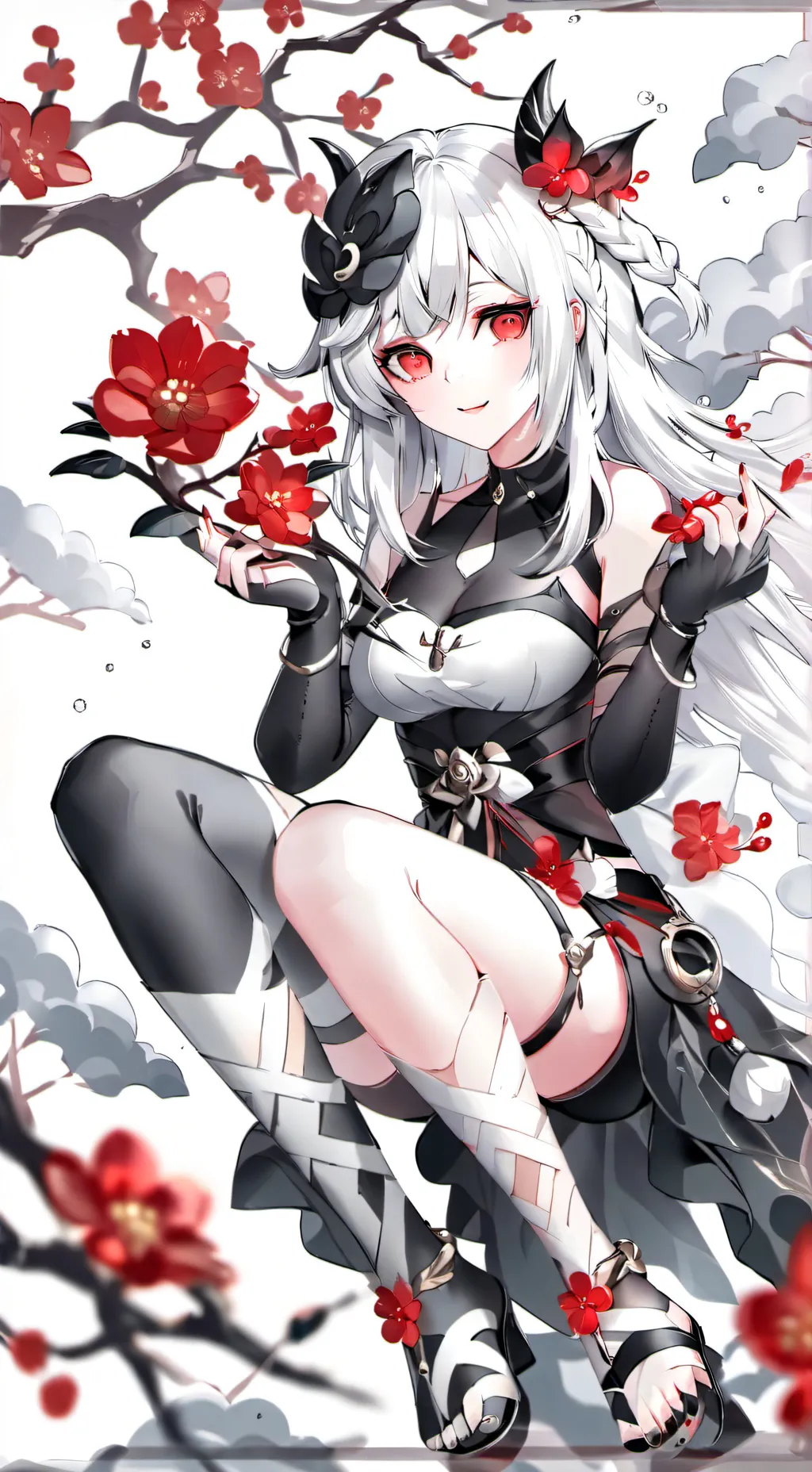ai character: Night Sara  background