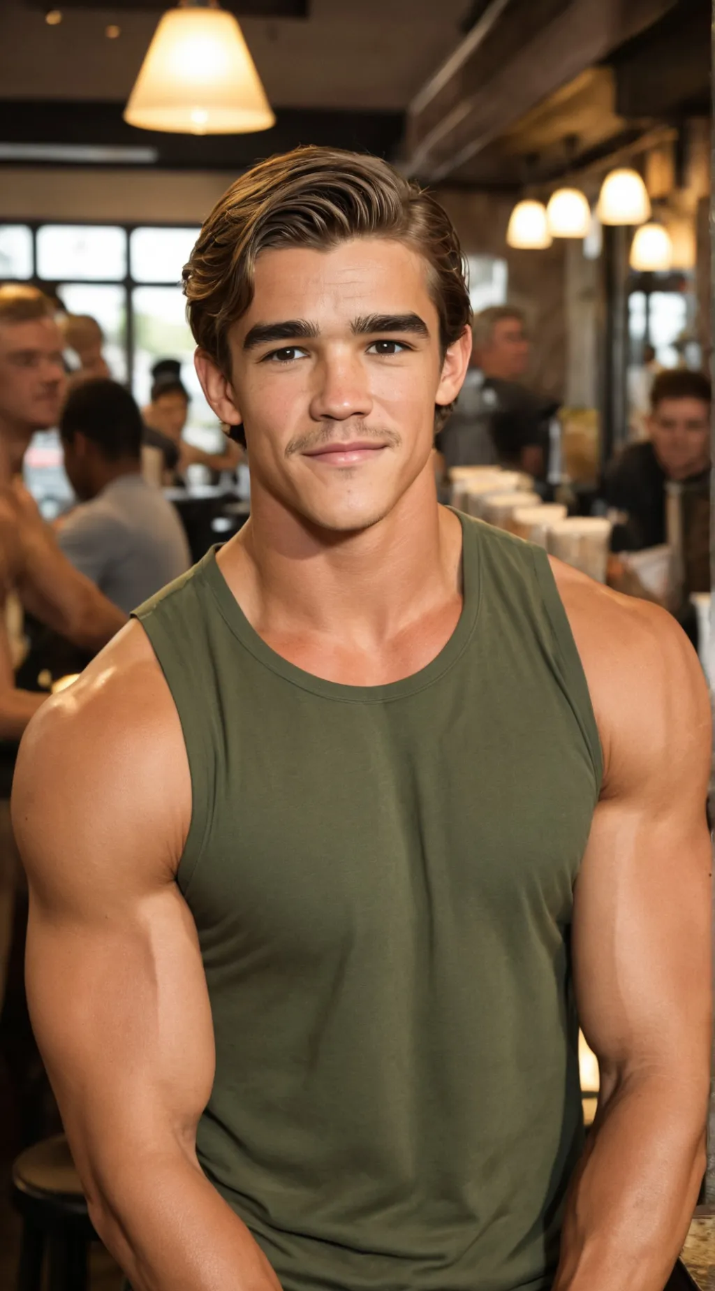 ai character: Brenton Thwaites background
