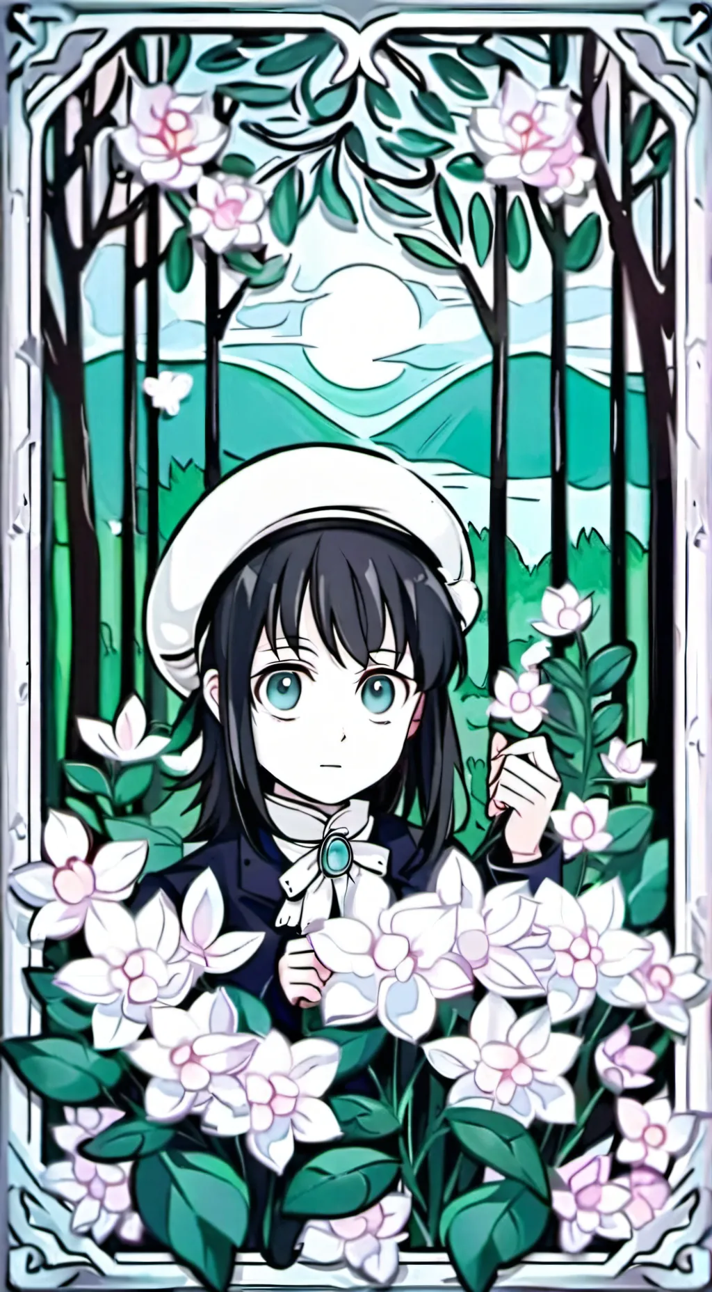 ai character: •💫soulmate Color💫• background