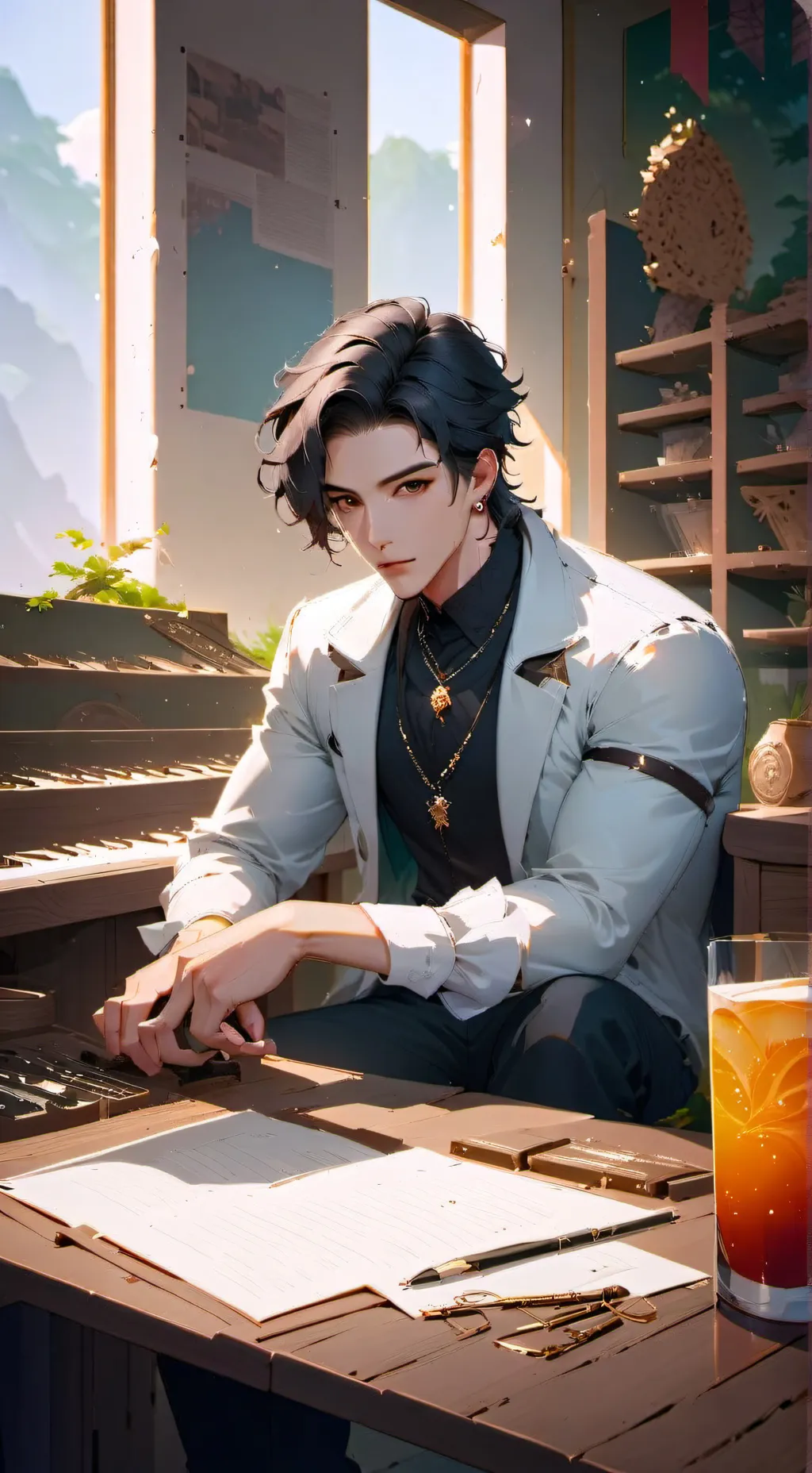 ai character: ⚡Sam⚡ background